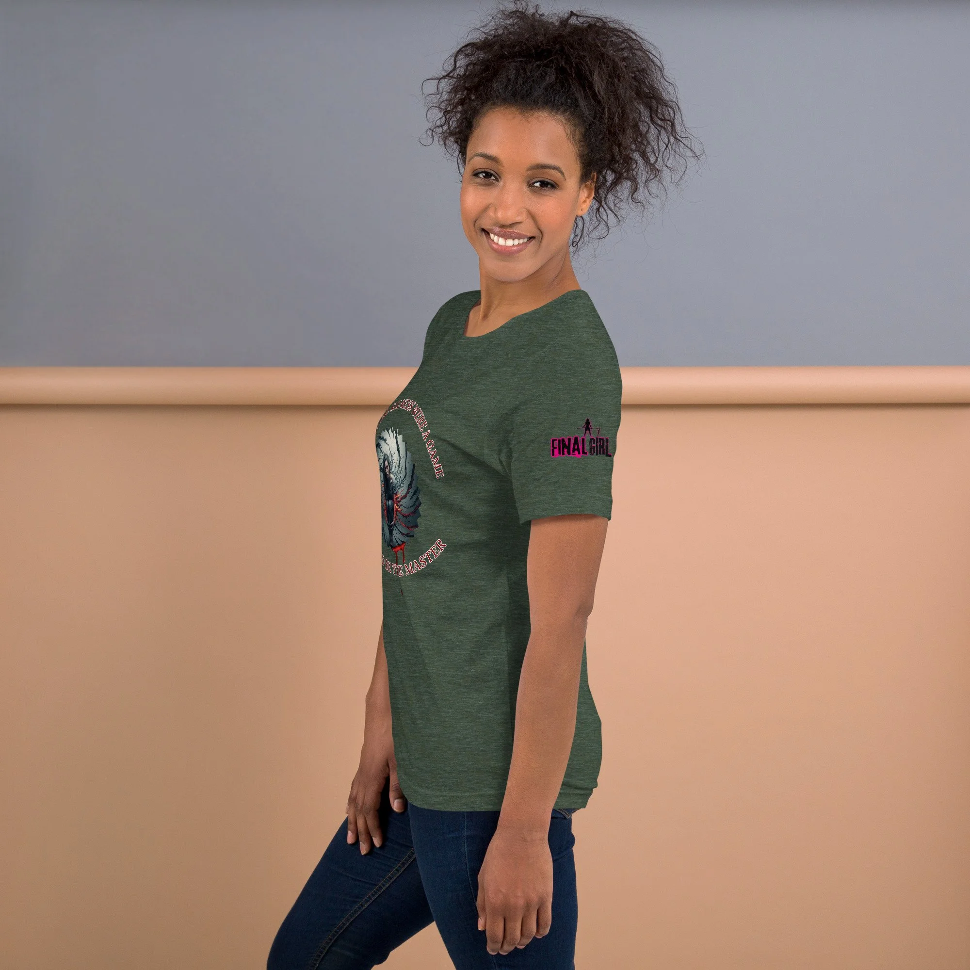 unisex-staple-t-shirt-heather-forest-left-6861b3f11eec9.jpg