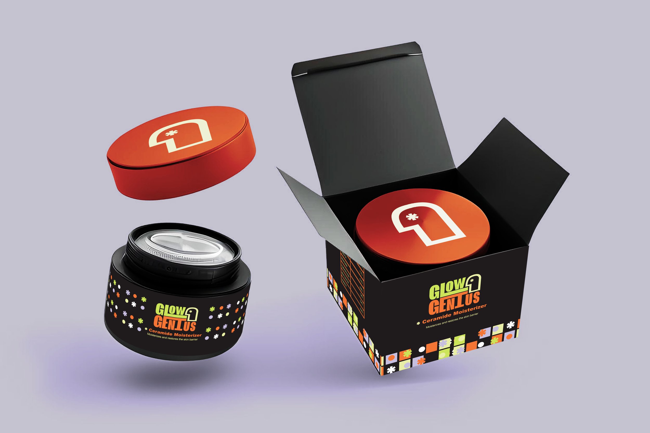 Moisturizer and Box Packaging Design