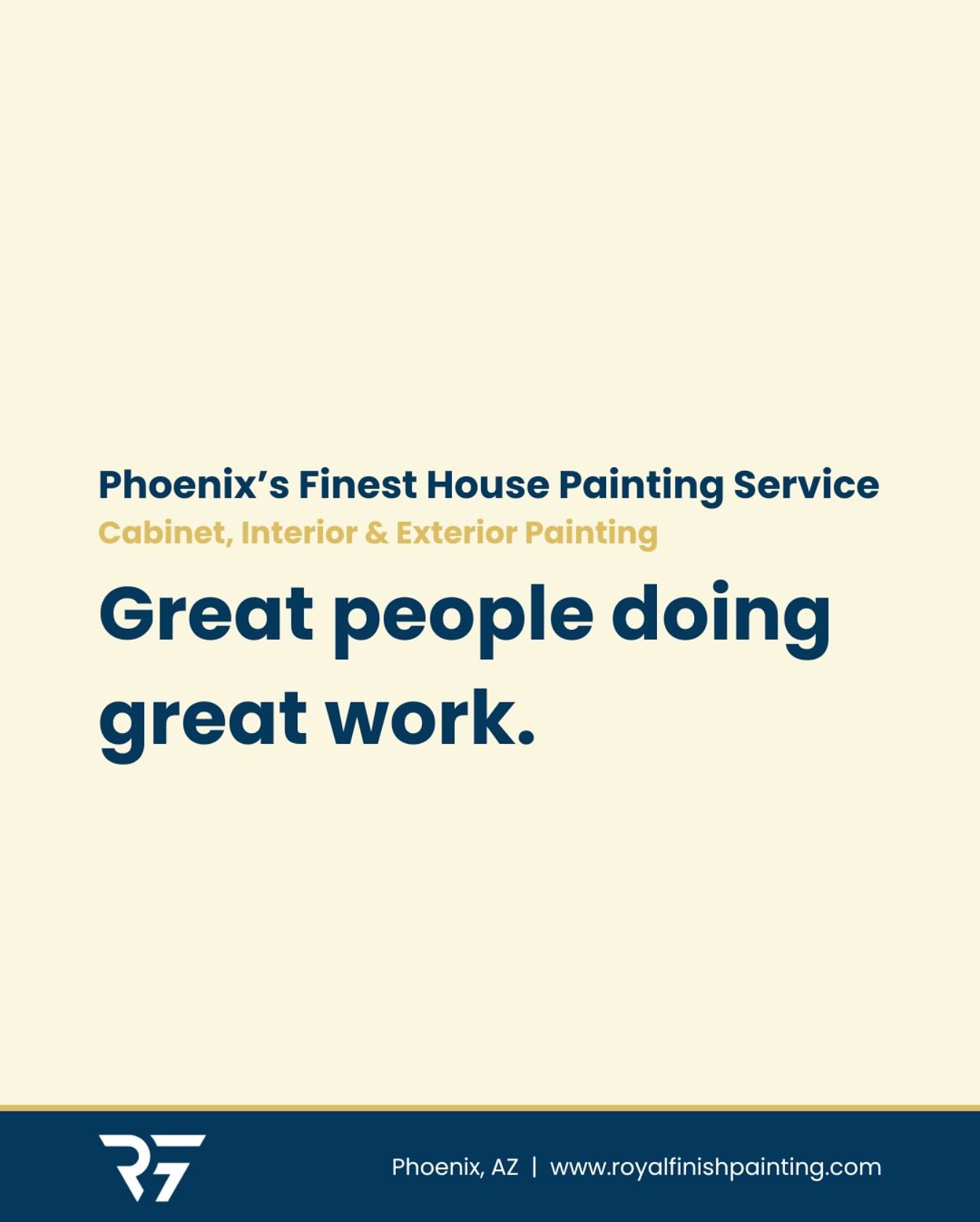 Our team takes pride in every brushstroke, delivering top-quality painting with precision and care.

Trust the pros to bring your vision to life! 💪

Serving Phoenix and Scottsdale:
📱 602-497-2199
📧 danny@royalfinishpainting.com