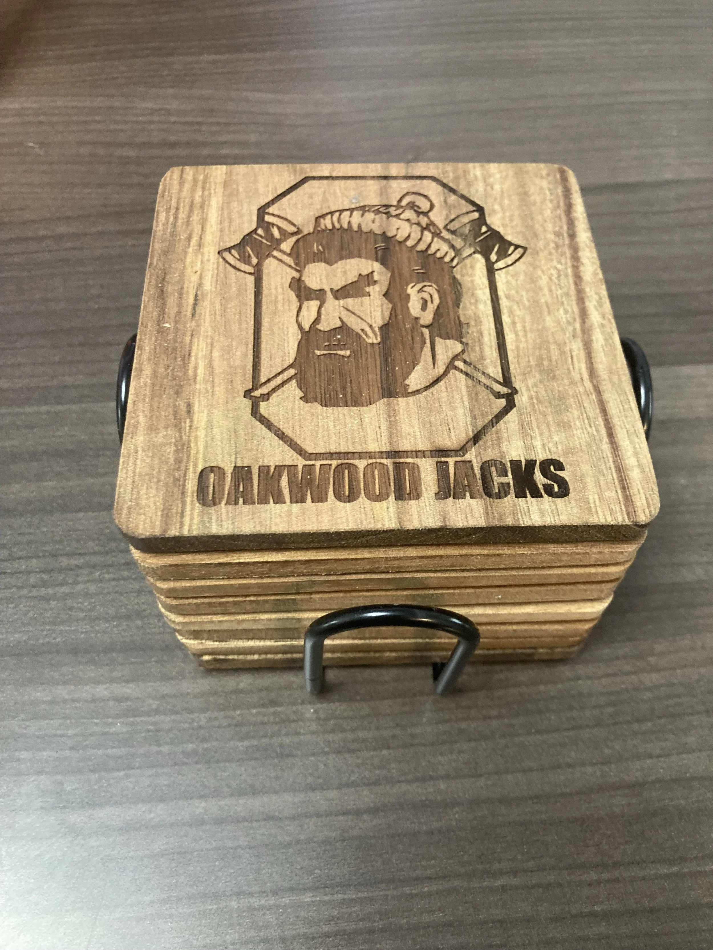 Custom Wood Coaster set