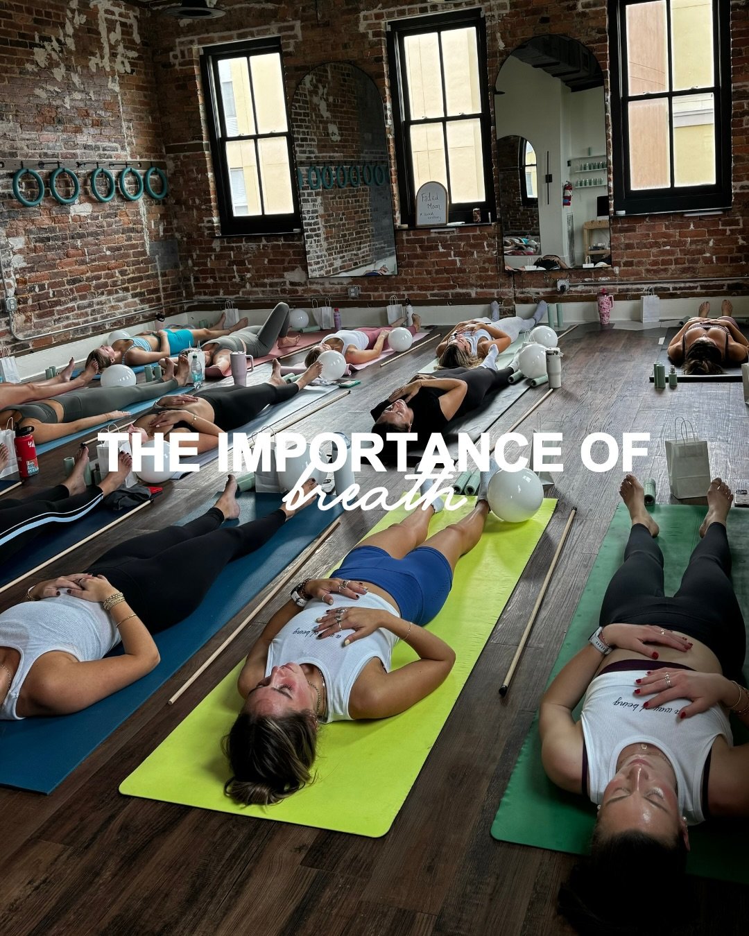breathing is everything ✨

joseph pilates said it best: above all, learn to breathe correctly.
your breath fuels your movement. when you hold it, you block energy. when energy is blocked, muscles lose power, increasing fatigue and risk of injury.

tr