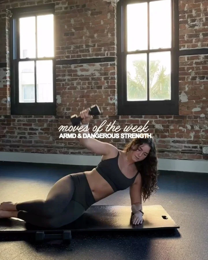 monday moves: join us in the studio &amp; keep moving from anywhere with our online program 💧💧💧text / dm us for more deats!!!!

what&rsquo;s your fav: arm&rsquo;d and dangerous or baby got back?!
