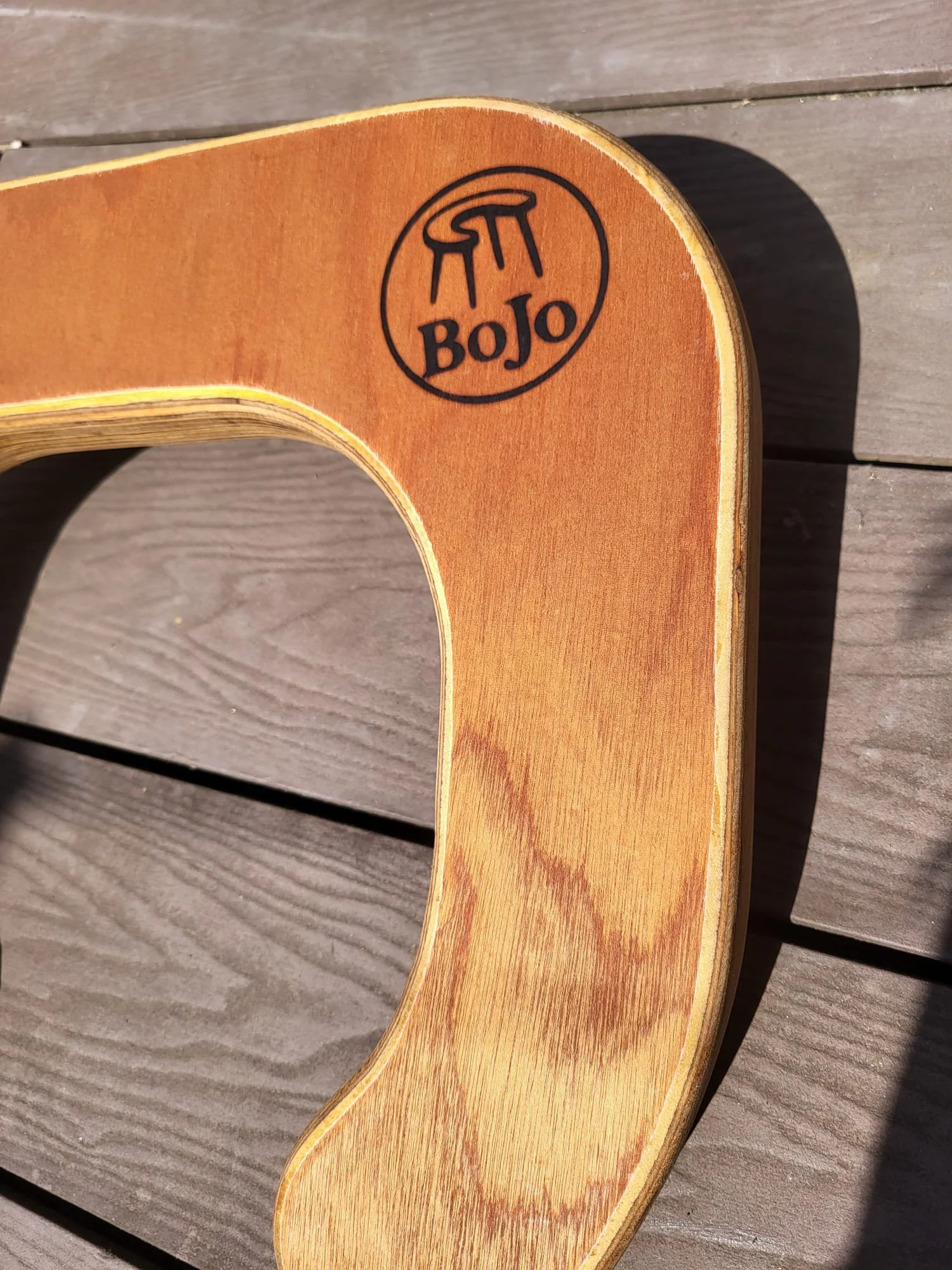 Het BoJoBaarkrukken logo staat mooi ingebrand in elke bril.