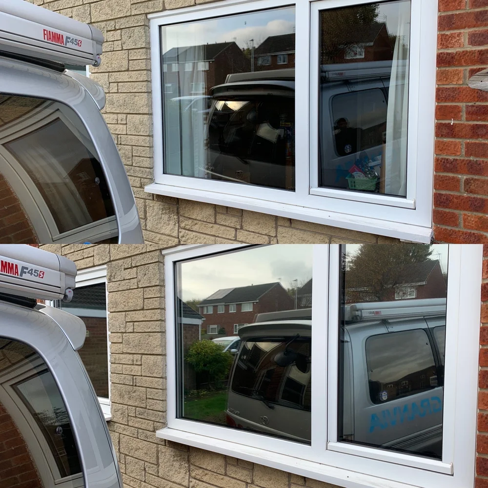 Residential window tinting on a conservatory in Lincoln