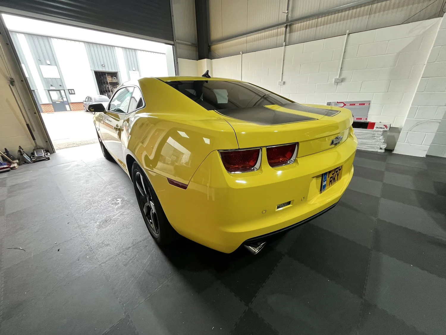 Inside the Direct Window Tints workshop in Lincoln