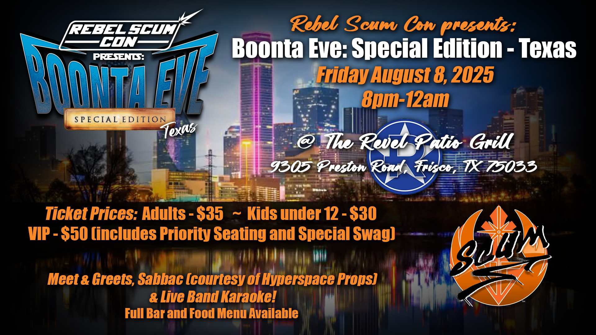 Boonta Eve Special Edition | Rebel Scum Con