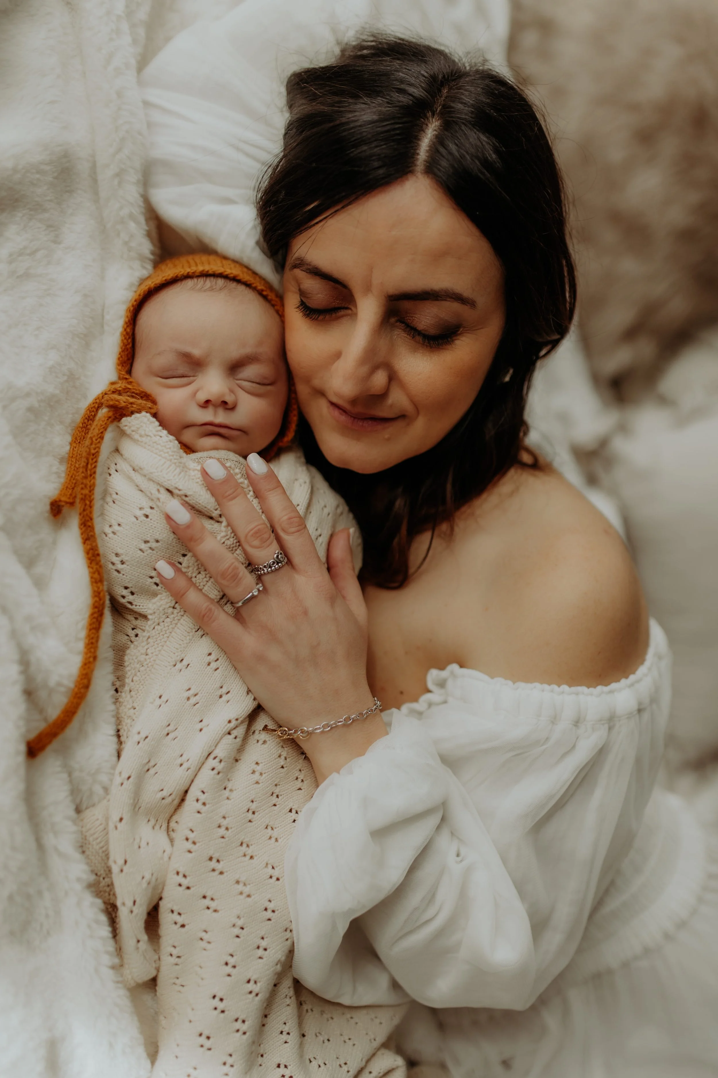 servizio fotografico newborn sicuro in studio Toscana