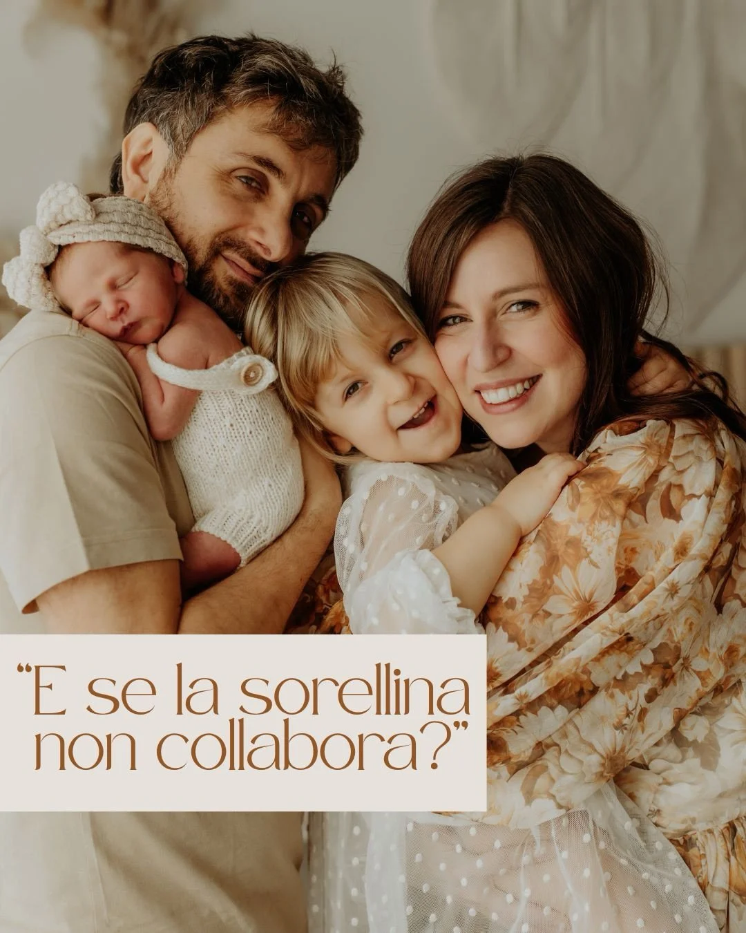 Lo sento dire spesso.

&ldquo;Non so se la sorellina collaborer&agrave;&hellip;&rdquo;

E capisco quella preoccupazione, davvero.

Un bambino piccolo, un neonato appena arrivato, la stanchezza, le emozioni di tutti.

Ma ti dico una cosa:
i fratelli n