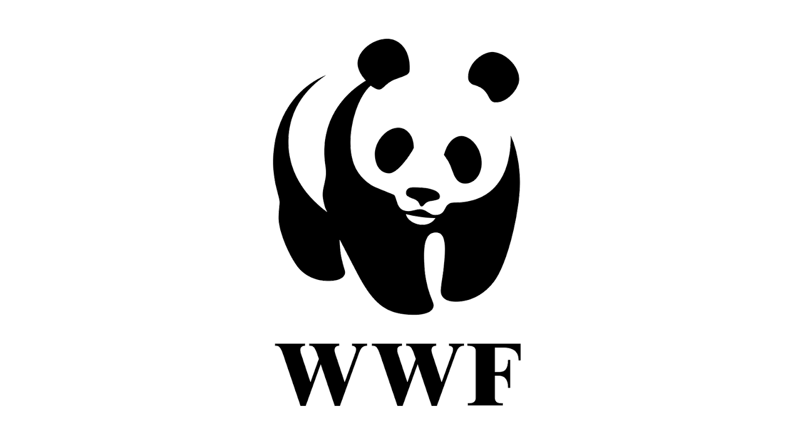 Logo du WWF avec un panda stylisé et le texte 'WWF' en dessous.