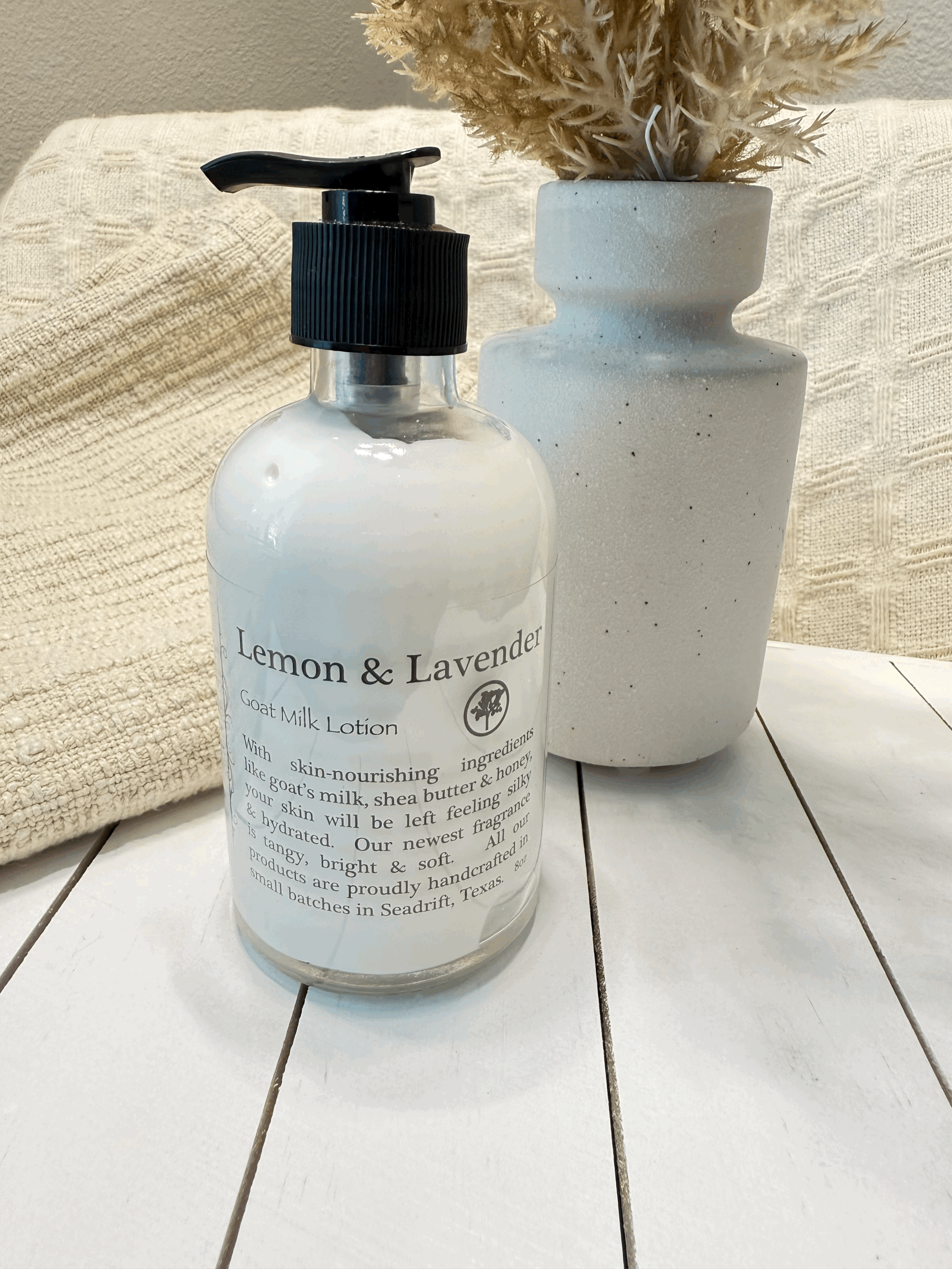 Goat Milk Lotion 8 oz - Lemon & Lavender