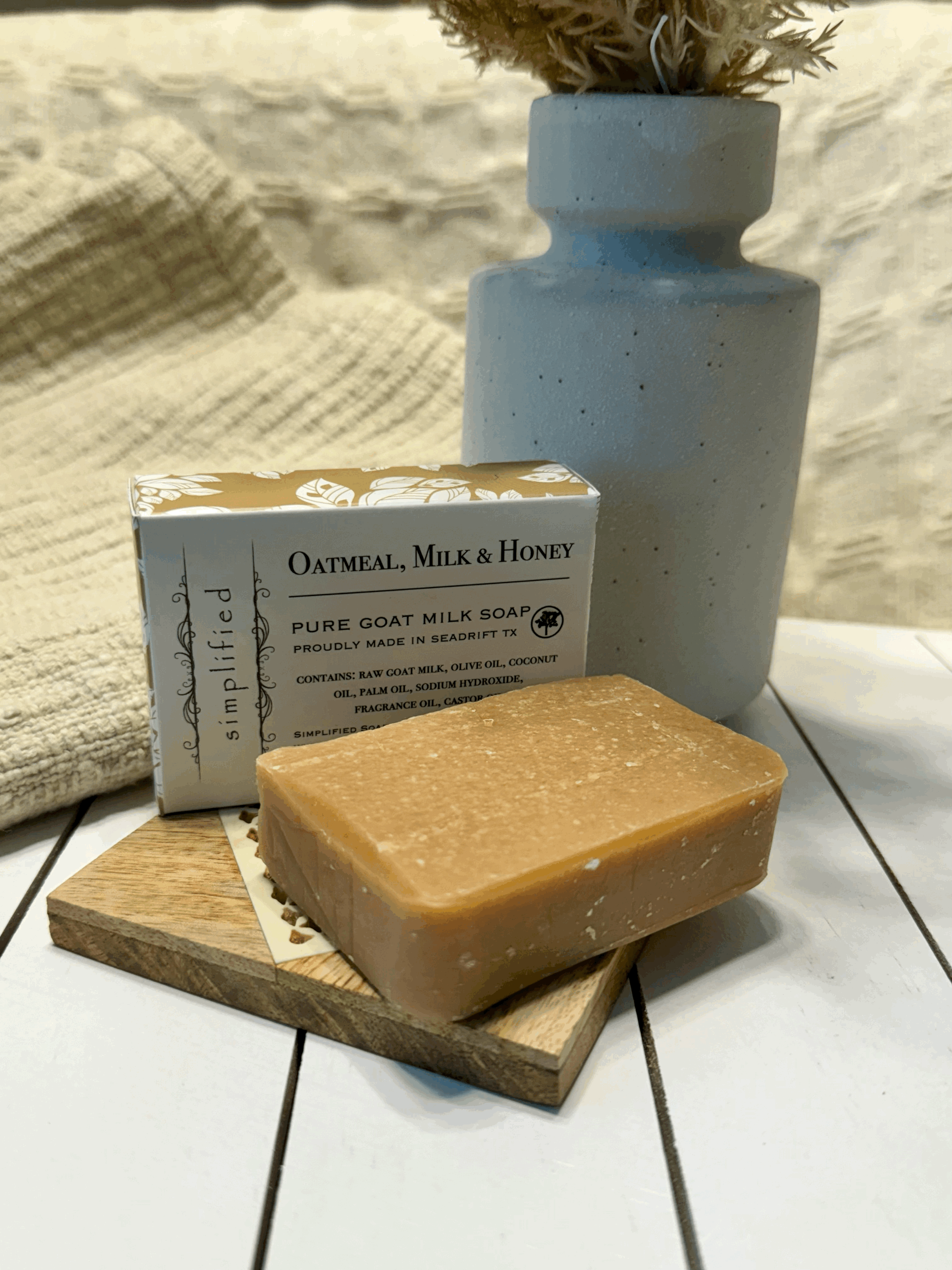 Goat Milk Bar Soap - Oatmeal Milk & Honey
