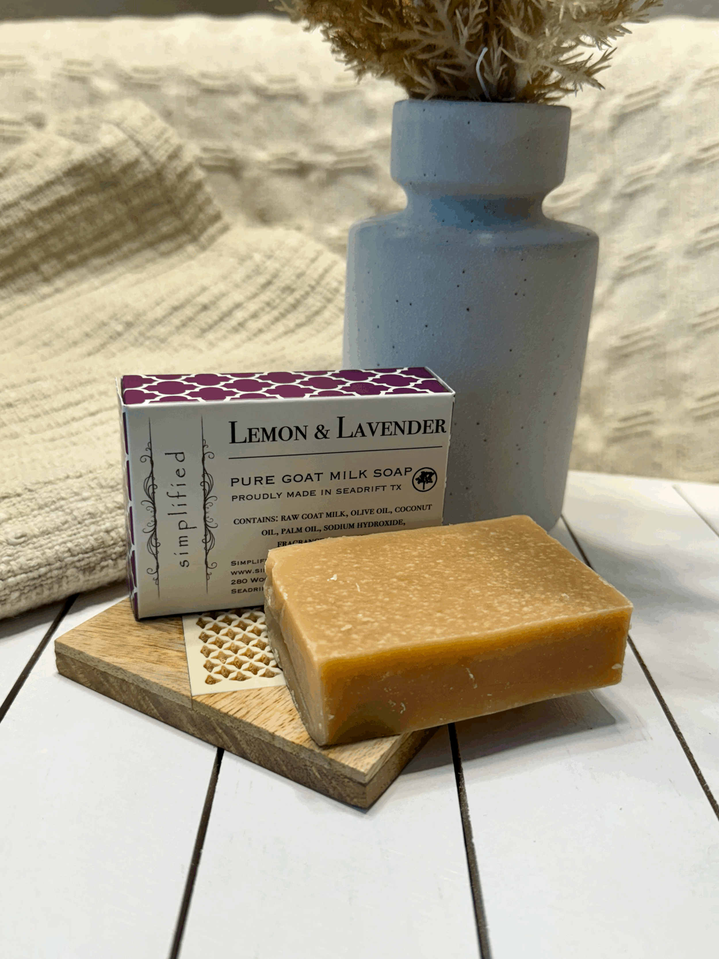 Goat Milk Bar Soap - Lemon & Lavender
