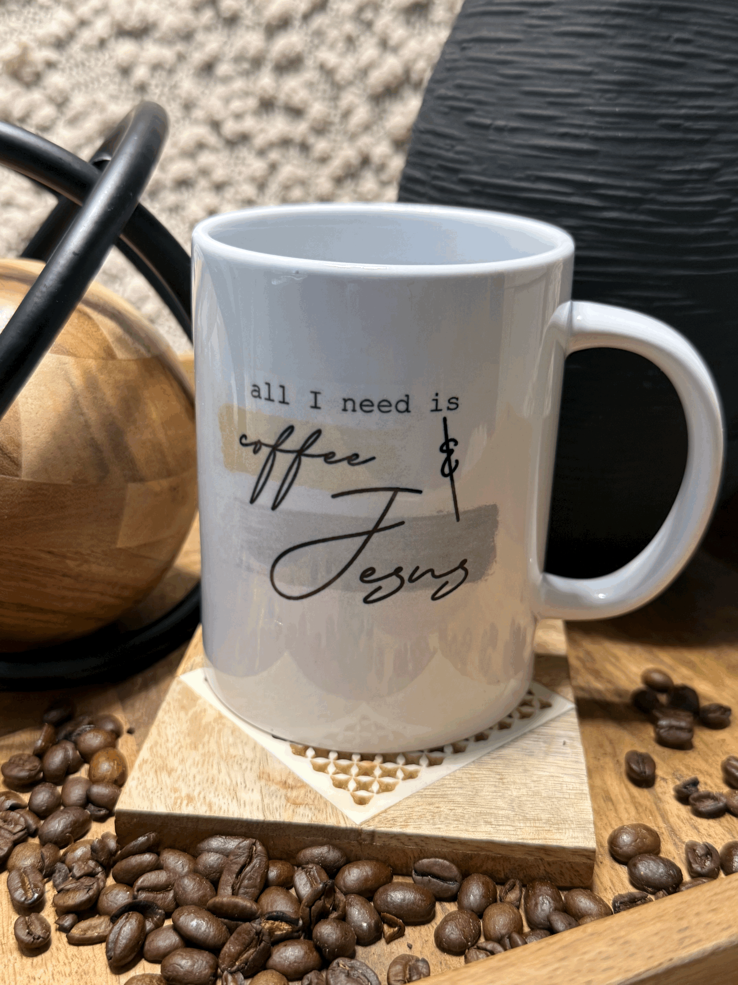 Coffee & Jesus 15oz Coffee Mug