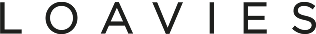 Logo met het woord 'LOAVIES' in zwarte hoofdletters.