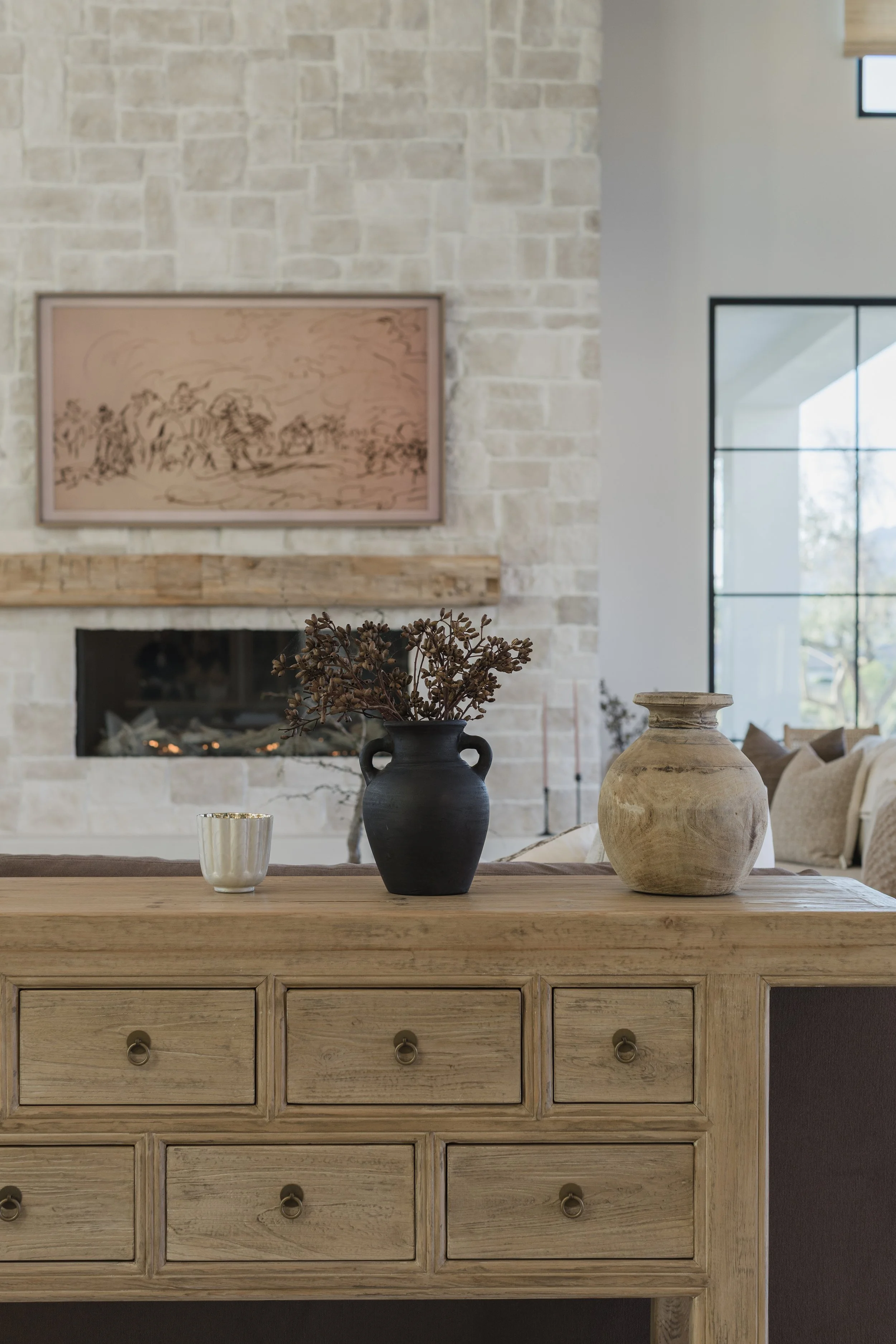 Image of Living Room Fireplace
