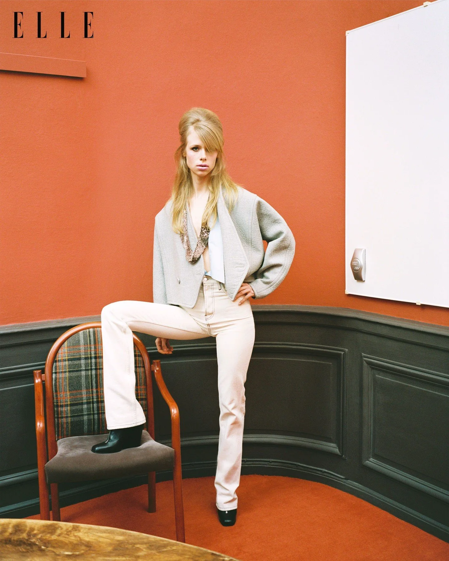 Featured in the latest issue of @ellesverige - pieces from House of Tell included in a 100% second hand fashion story, curated through the brilliant minds of @oliviahalle &amp; @samuellejon &hearts;️ Special thank you to @elinagrothen for trusting th