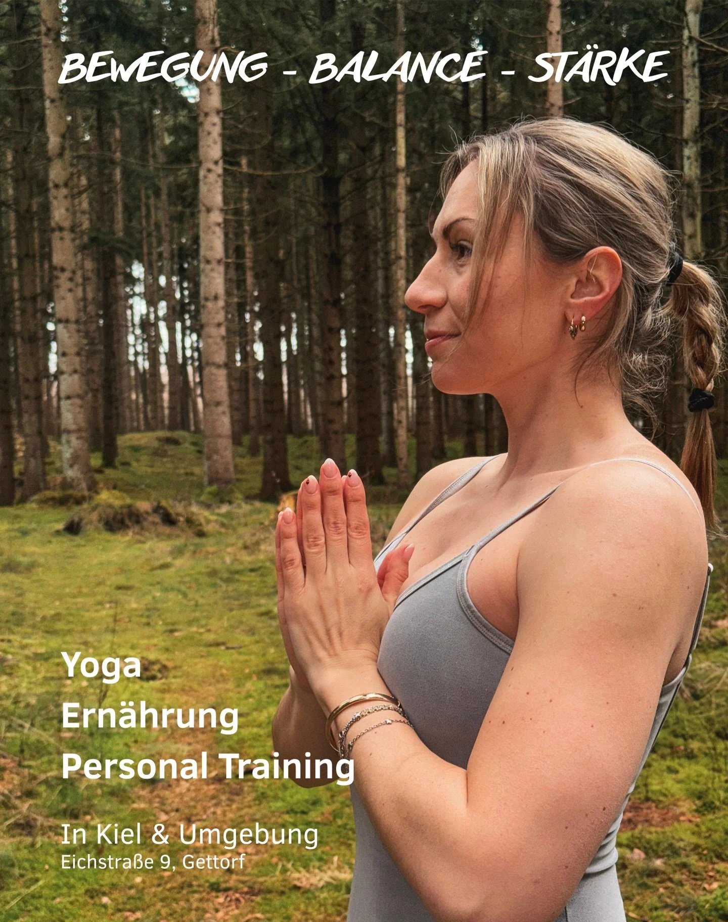 Ab Mai beginnt ein neues Kapitel 🤍

Ich starte in neuen R&auml;umlichkeiten zusammen mit @naturheilpraxisfeldt in Gettorf &ndash;
und freue mich riesig, dort meine Yoga-Kurse,
1:1 Trainings und Ern&auml;hrungsberatung anzubieten.

Mein Fokus liegt a