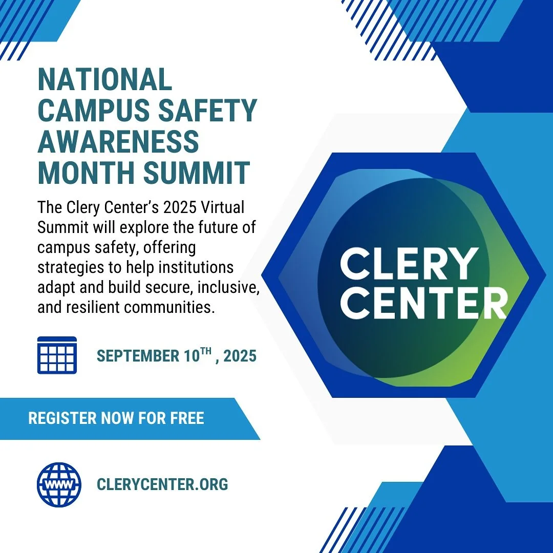 We are so pleased to be a partner sponsor for @clerycenter #NCSAM2025 Virtual
Summit! 

This year&rsquo;s summit will explore forward-thinking approaches to fostering
secure, inclusive, and resilient campus communities as higher education continues t