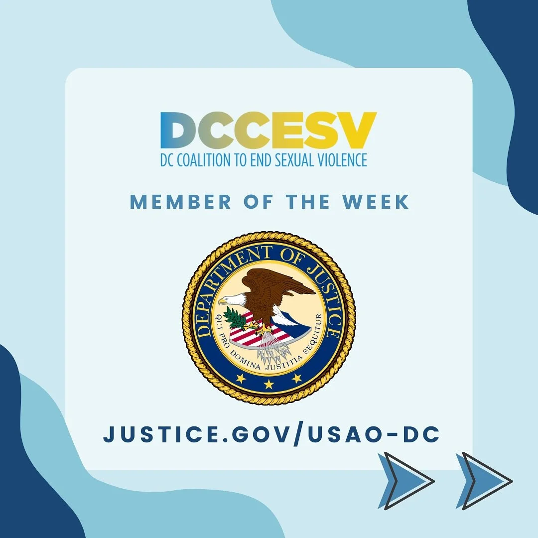 This week, the DC Coalition to End Sexual Violence (DCCESV) highlights our Stakeholder Organization, the U.S. Attorney&rsquo;s Office for DC. 

The U.S. Attorney&rsquo;s Office for DC serves as both the local and federal prosecutor for the nation&rsq
