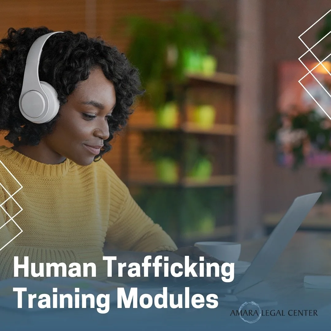 DCCESV is excited to share our Member Organization, Amara Legal Center&rsquo;s @amaralegal newly developed Human Trafficking E-Learning Training Modules, designed specifically for medical providers, legal professionals, and law enforcement.
 
These i
