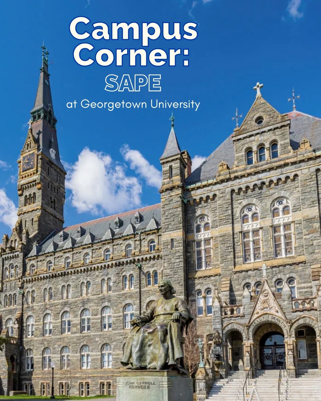 For the Campus Corner, DCCESV highlights Georgetown University&rsquo;s Sexual Assault Peer Educators (SAPE) 👥

SAPE is a student group dedicated to fostering a survivor-centric campus culture through interactive discussions, trainings, and tools for