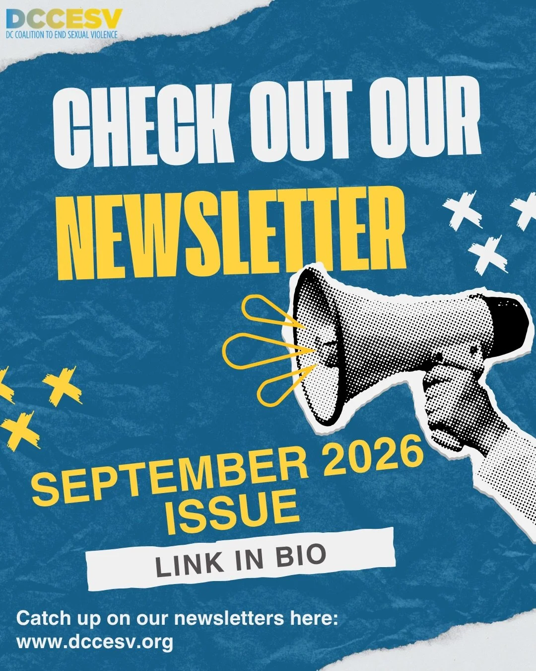 Our latest newsletter is now available! Catch up on what&rsquo;s happening at DCCESV 🗞️

Our September issue recaps our busy summer, including our first SAVRAA training, the Beyond Compliance: Higher Education Sexual Misconduct Response &amp; Preven
