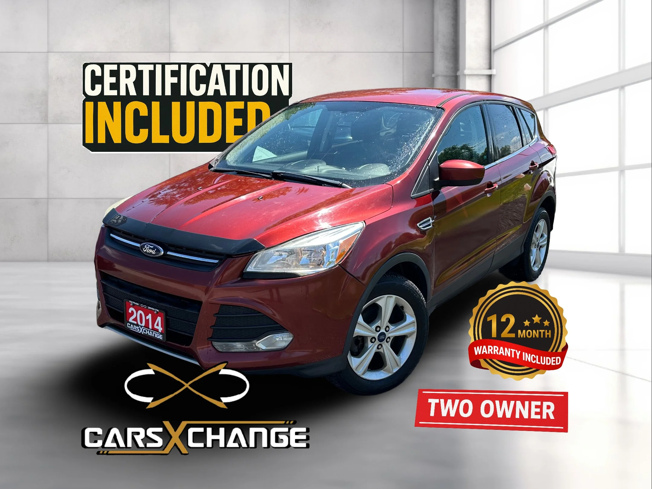 2014 Ford Escape 4WD SE TWO OWNER CERTIFY & WARRANTY (130,000KM)