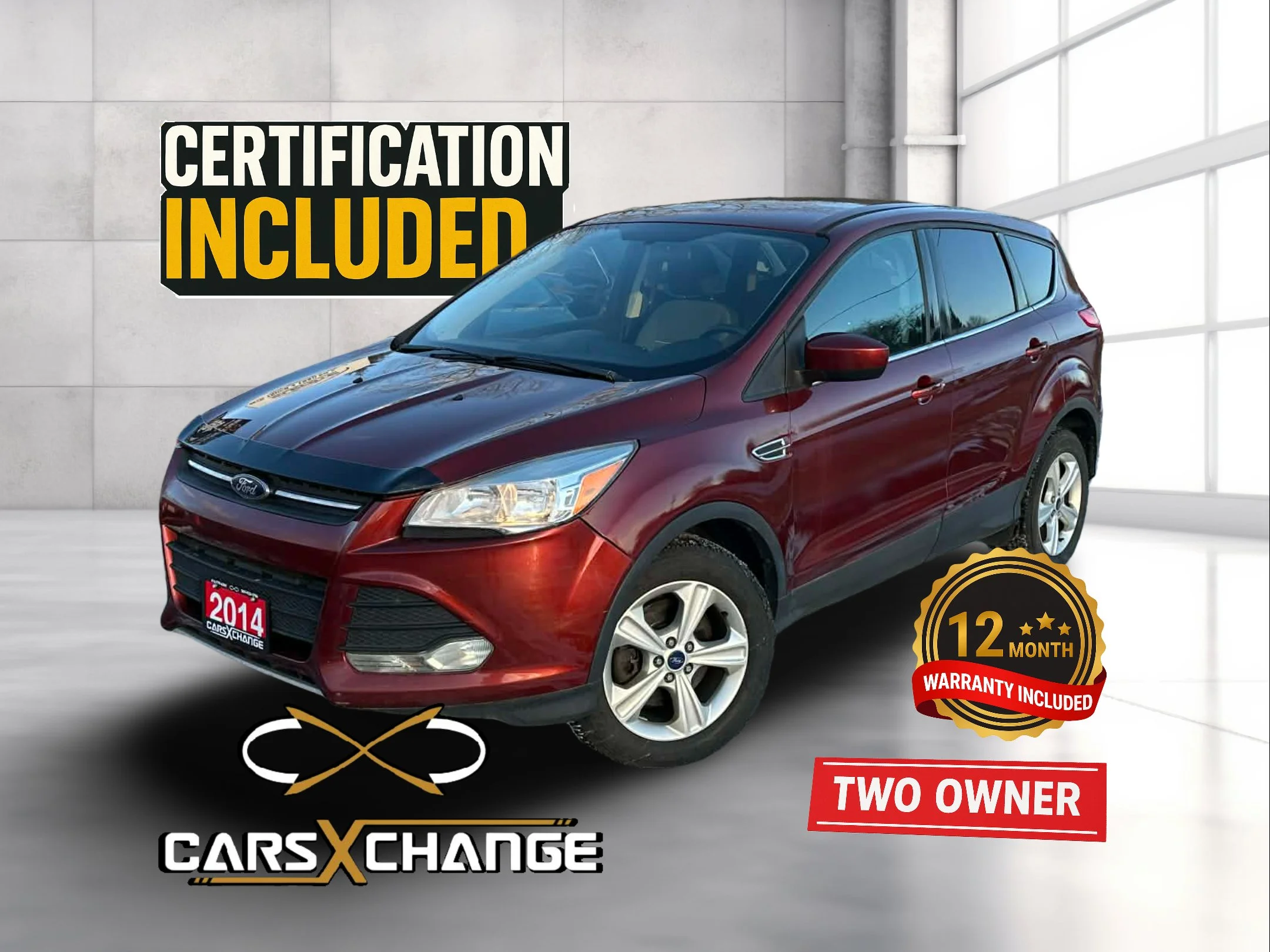 2014 Ford Escape 4WD SE TWO OWNER CERTIFY & WARRANTY (130,000KM)