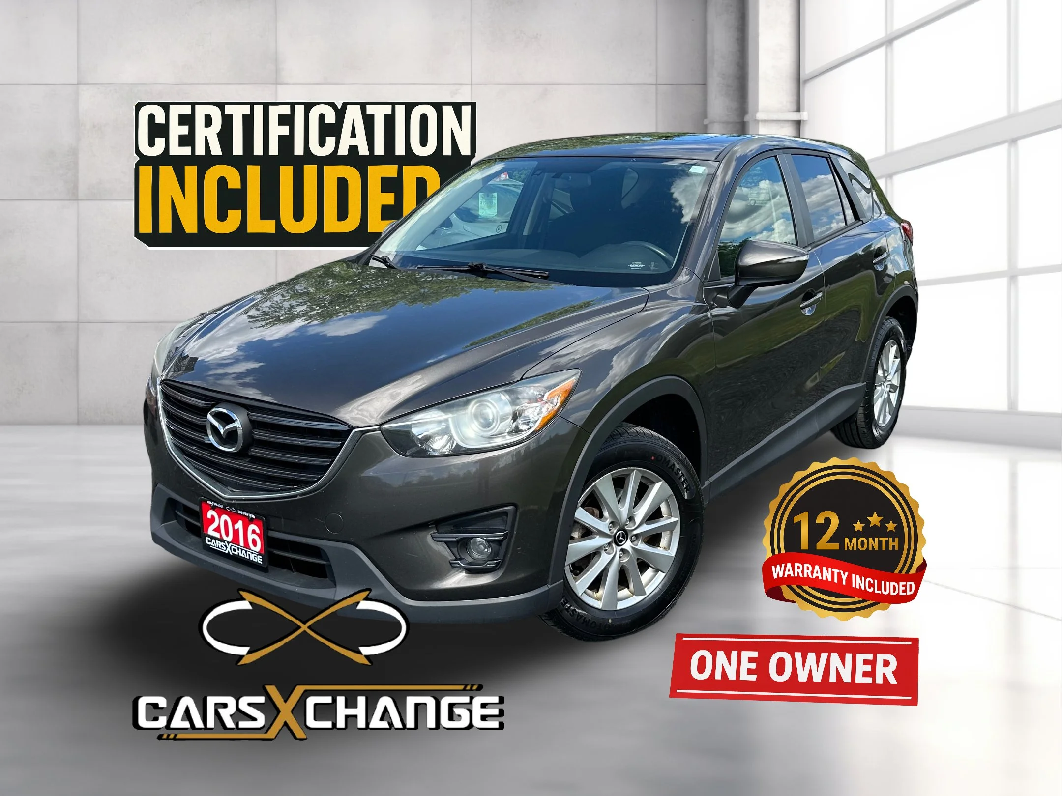 2016 Mazda CX-5 GS Heated Seats Bluetooth Backup Camera ONE OWNER CERTIFY & WARRANTY (171,000KM)