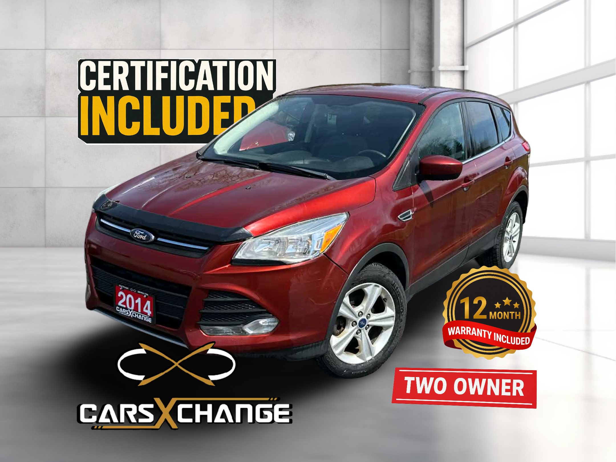 2014 Ford Escape 4WD SE TWO OWNER CERTIFY & WARRANTY (130,000KM)