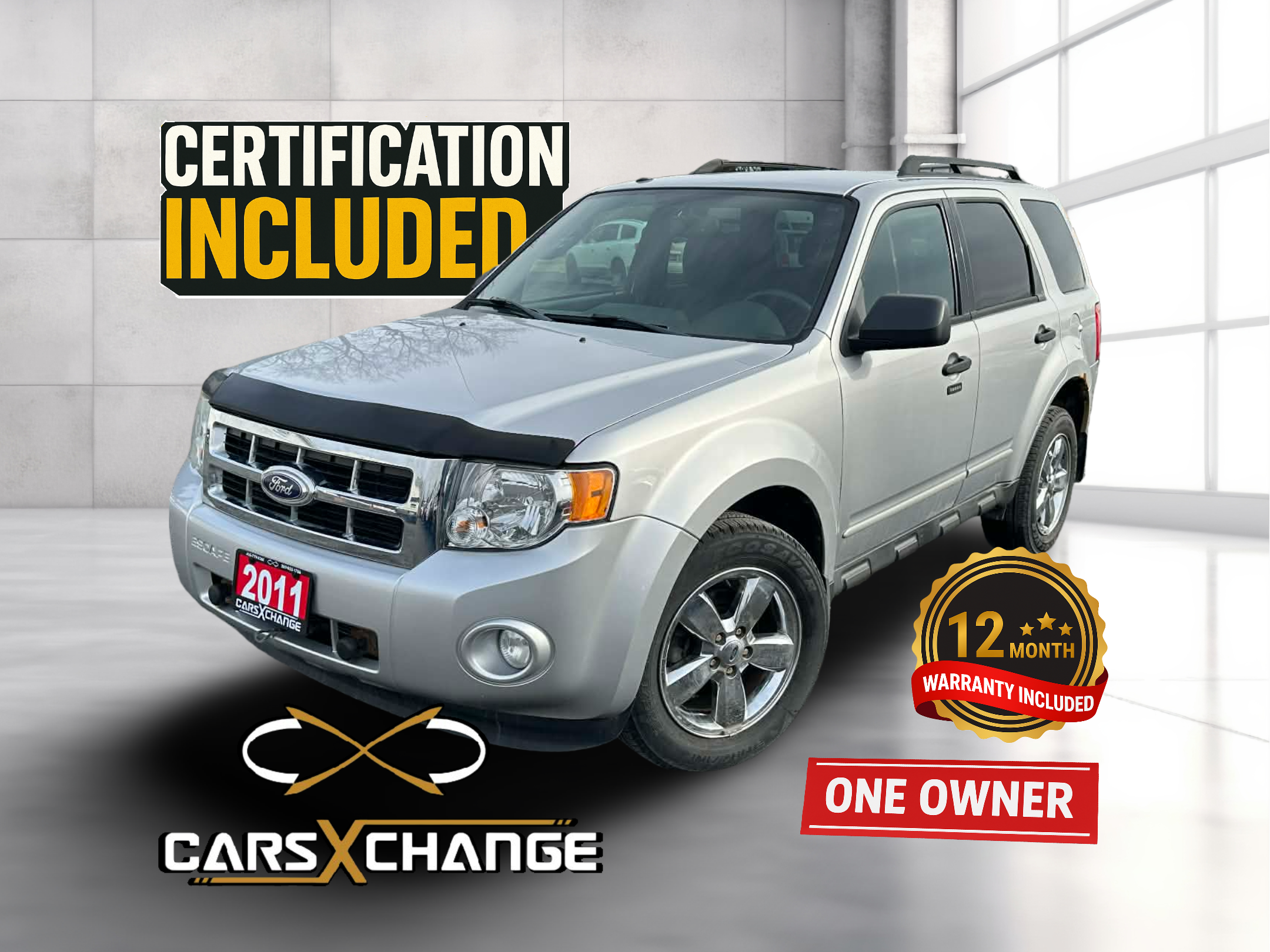 ** SOLD ** 2011 Ford Escape XLT FWD ONE OWNER LOW KMS CERTIFY & WARRANTY (69,000KM)