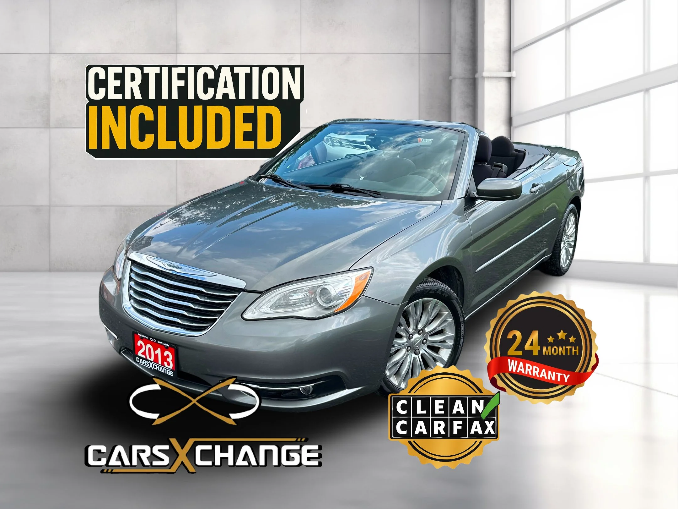 ** SOLD ** 2013 Chrysler 200 Touring Convertible CLEAN CARFAX CERTIFY & WARRANTY (114,000KM)