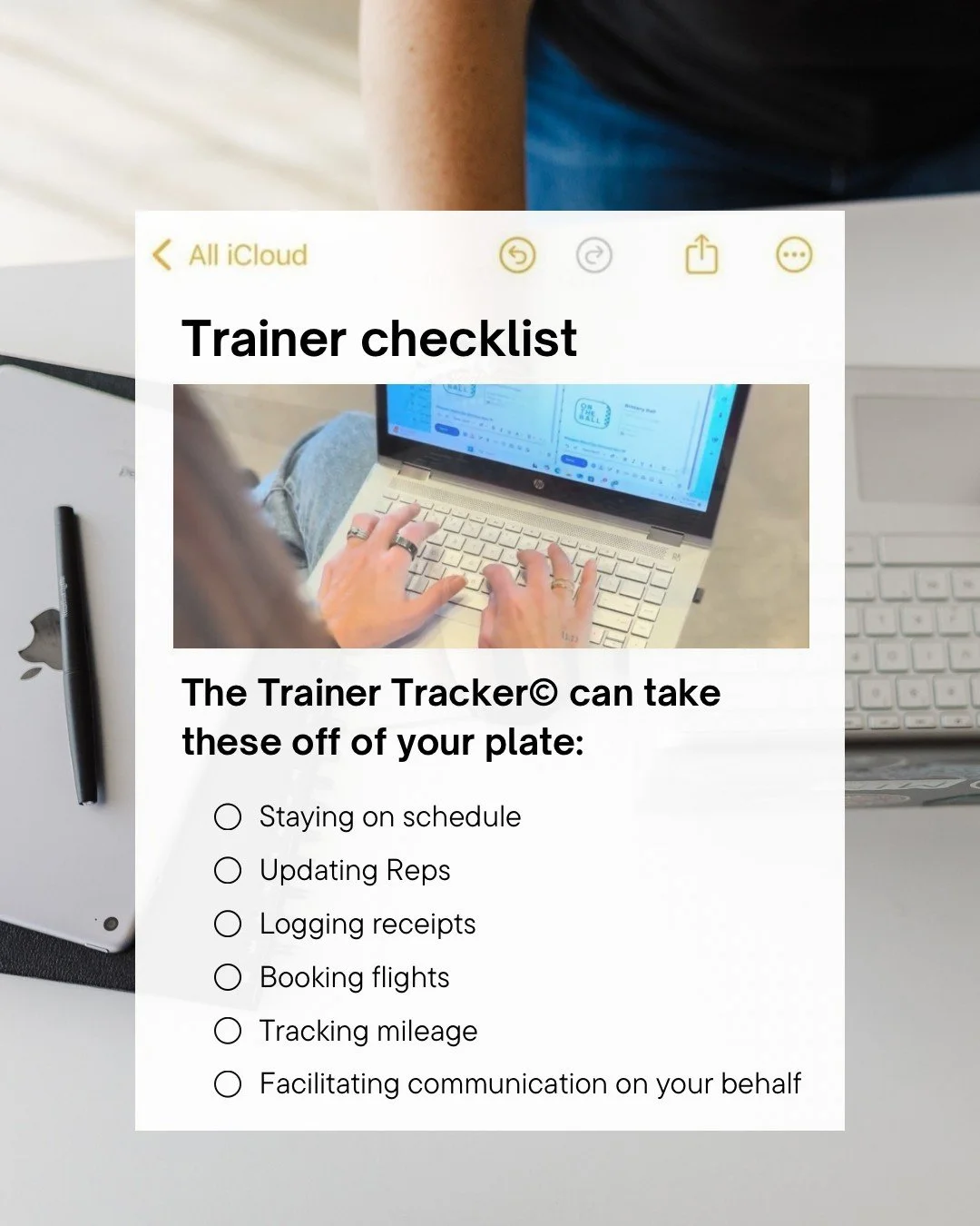 Let&rsquo;s be real: being a National Trainer comes with more than just training. Now imagine not having to do any of that alone.  The Trainer Concierge Tracker&reg; was built to take these tasks off your plate so you can focus on what actually grows