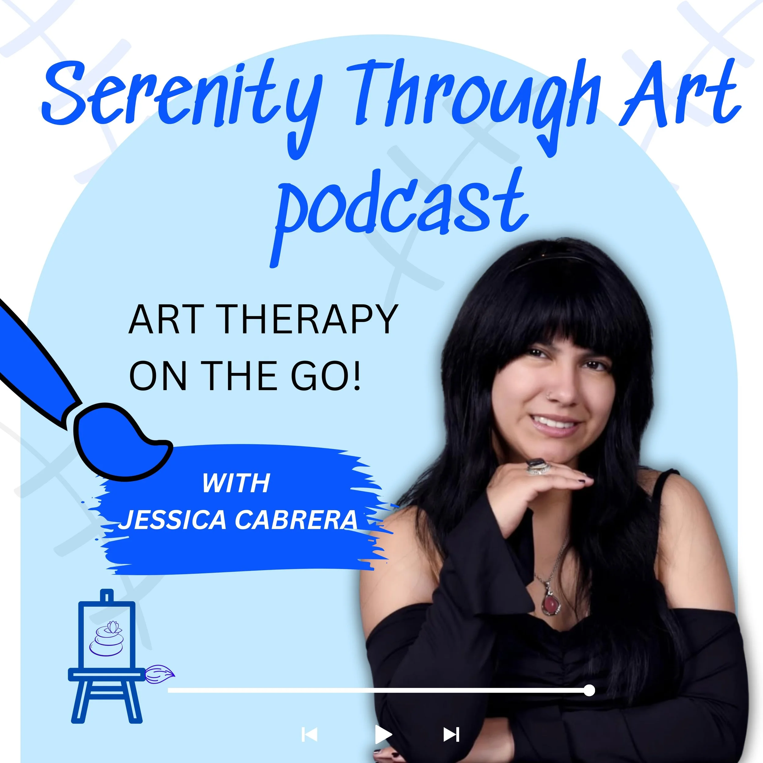 Introducing Serenity Through Art Podcast: Art Therapy On the Go