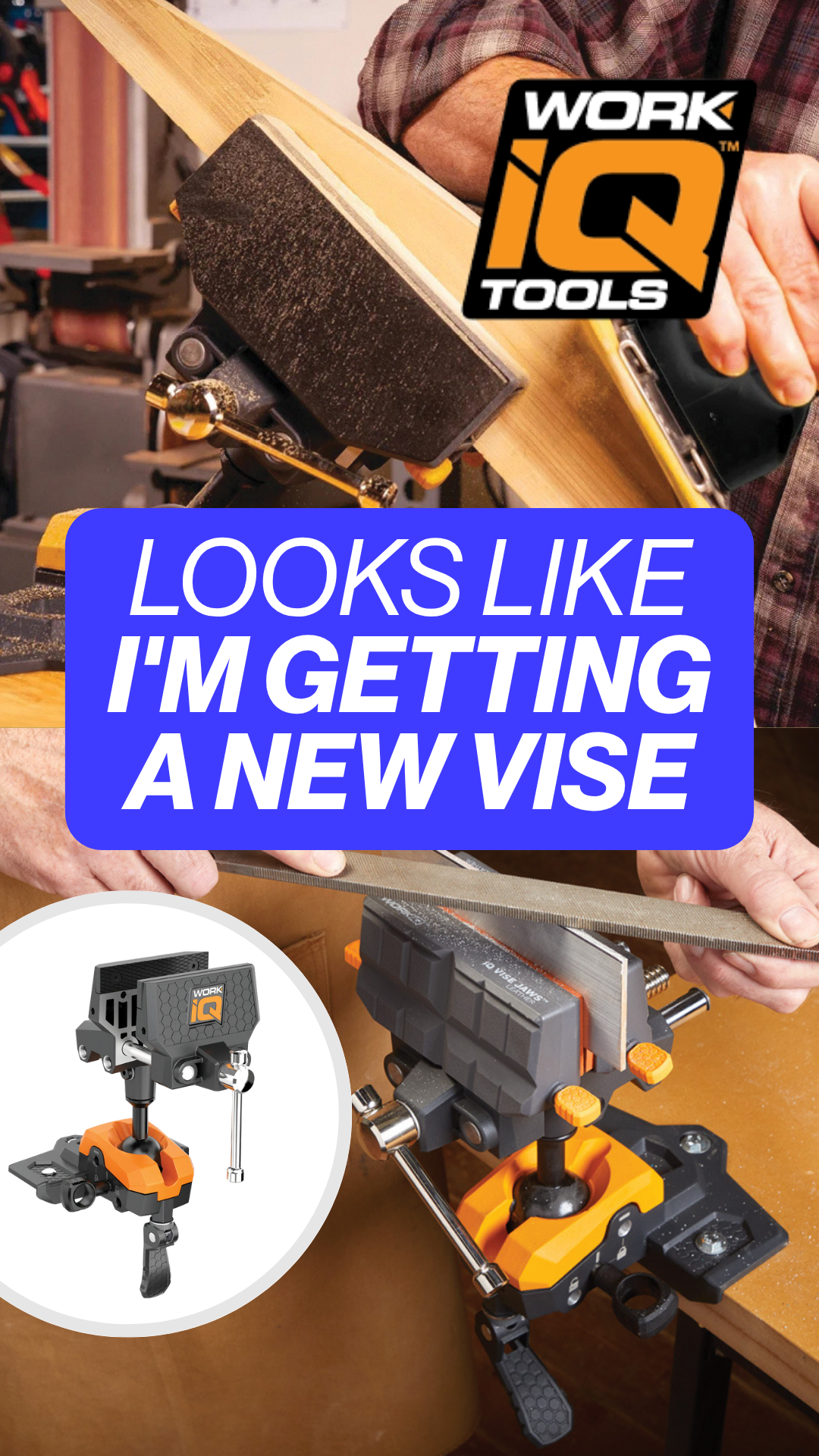 Demo of a pipe-fitting tool system with adjustable clamps, rotating base, and swappable sleeves for copper or galvanized pipes. Includes rechargeable LED light, magnifier, and phone holder. Designed to keep your work in a comfortable position.