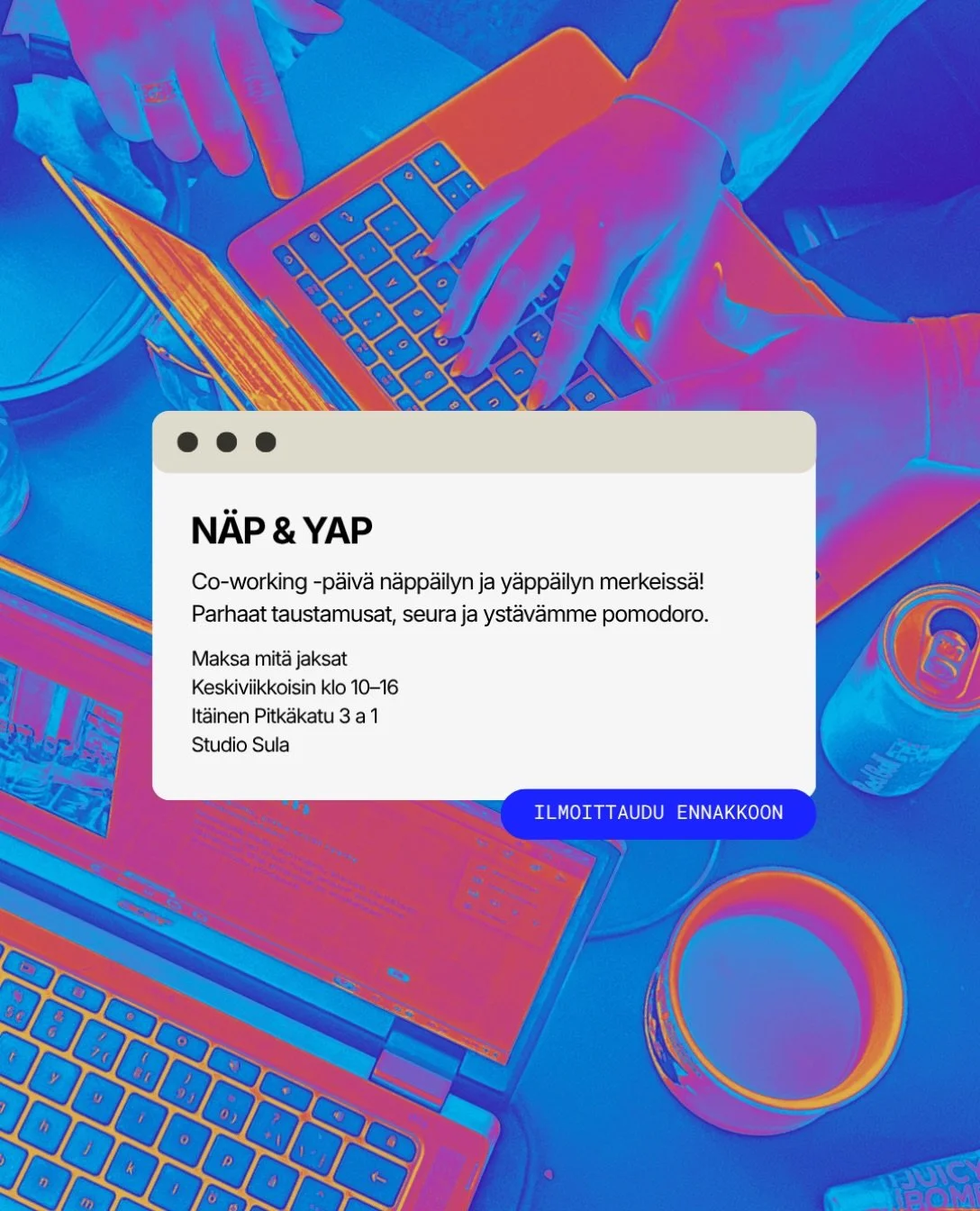 N&auml;p &amp; Yap, koska n&auml;pyttely on parasta porukassa! ꩜

N&auml;pyttelyyn lukeutuu mm. gradut/opparit/kandit, editointi, laskujen maksu, random projektit, ty&ouml;nhaku, kirjanpito, p&auml;iv&auml;kirjan kirjoittaminen, opiskelu, sis&auml;ll