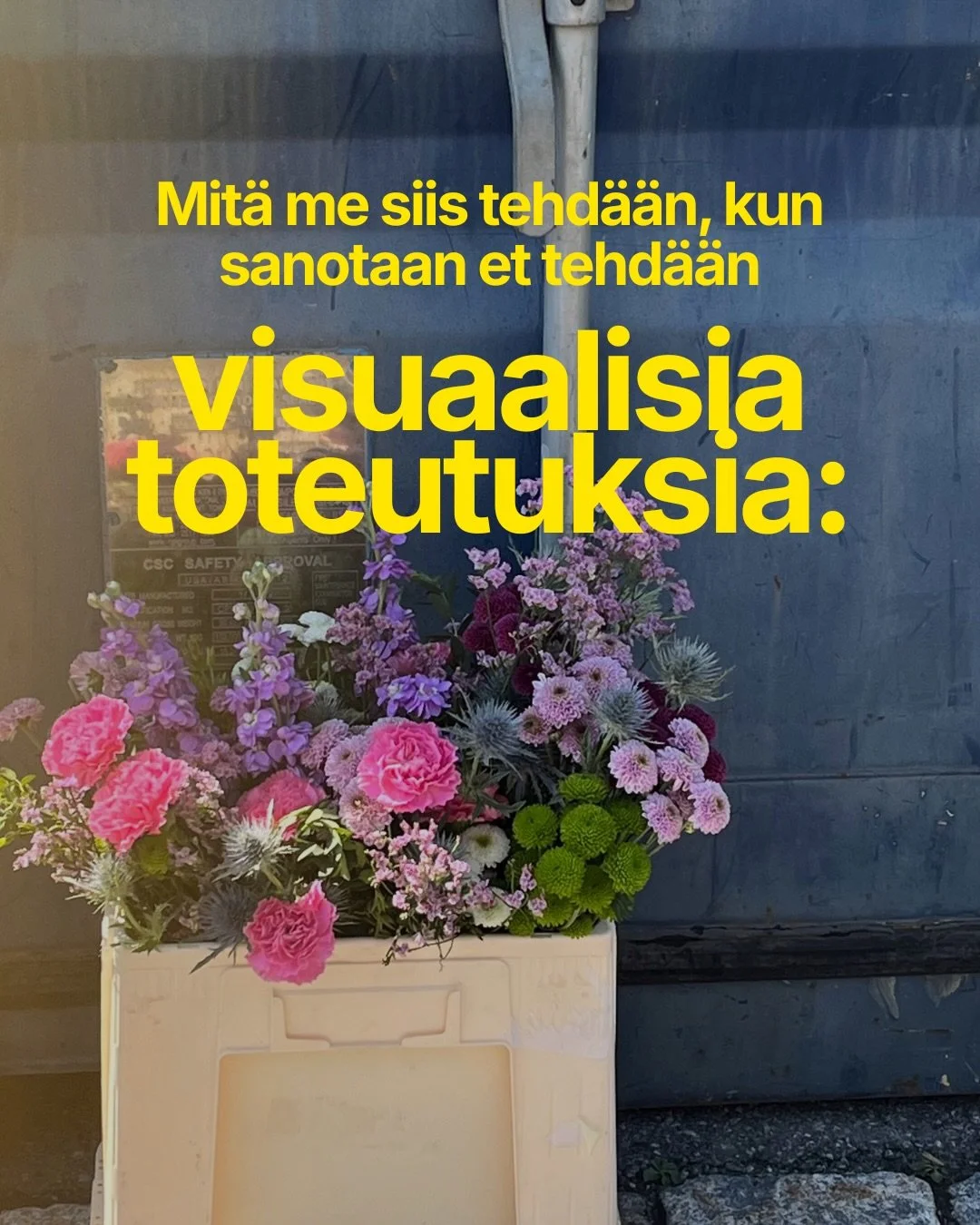Mit&auml; Studio Sulan &rdquo;visuaaliset toteutukset&rdquo; pit&auml;&auml; sis&auml;ll&auml;&auml;n? 🧚🏼&zwj;♀️