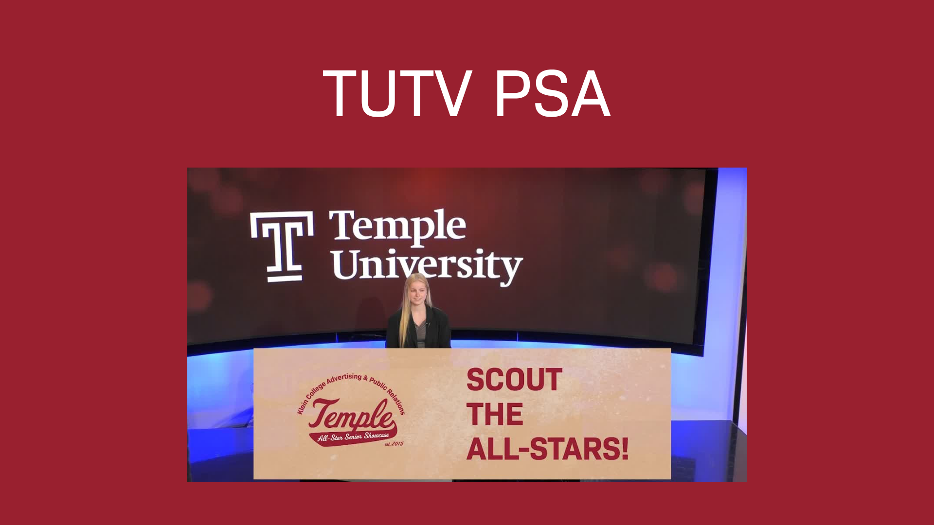 Our Public Relations team member was featured on TUTV to share information about the event