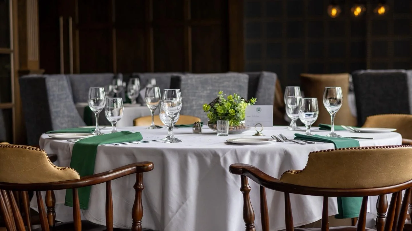 Where great meals and even better company come together 🍽️

The dining room is set and ready for another unforgettable evening at the Club. Whether it&rsquo;s a quiet dinner or a table full of friends, this is where the day winds down the right way!