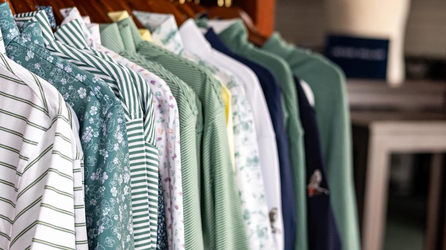 Fresh looks for the season! ⛳️

New shirts have arrived in the Golf Shop &mdash; lightweight, comfortable, and perfect for the course or the clubhouse. From classic stripes to subtle patterns, there&rsquo;s something for every style.

Stop in and fin