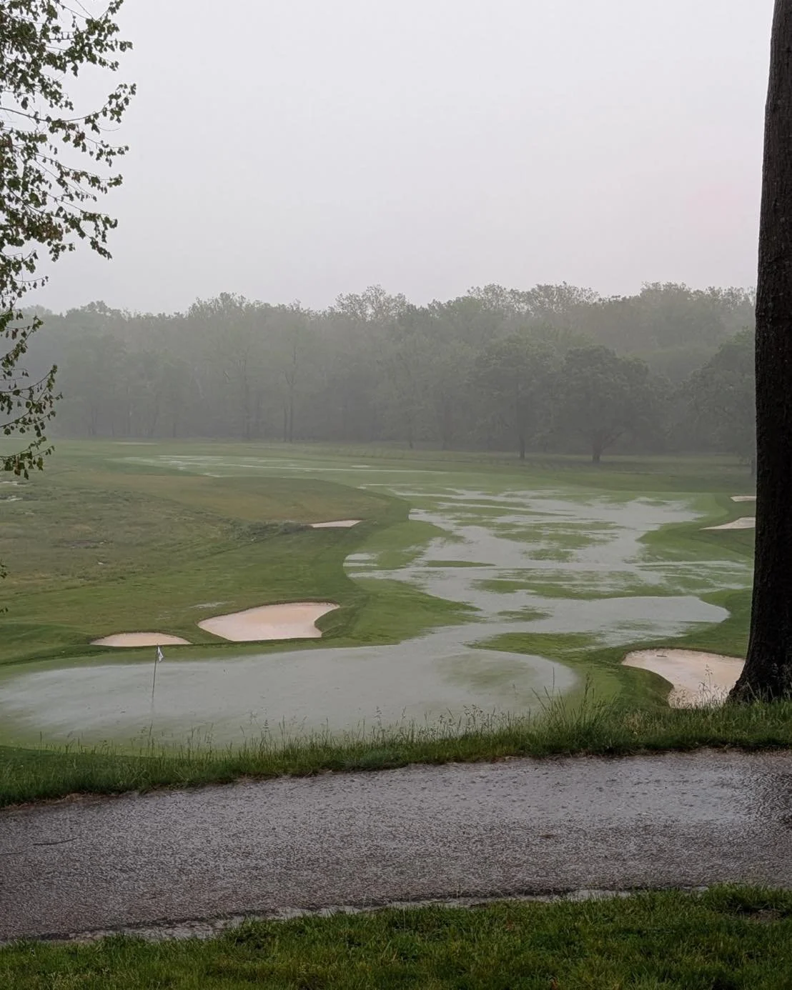 This rain is insane! We&rsquo;ve received nearly an inch and a half of rain just this morning alone. That&rsquo;s on top of all the rain we received over Memorial Day weekend! ⛈️ 

#ColumbusCountryClub #GolfSeason #ColumbusGolf #OhioGolf