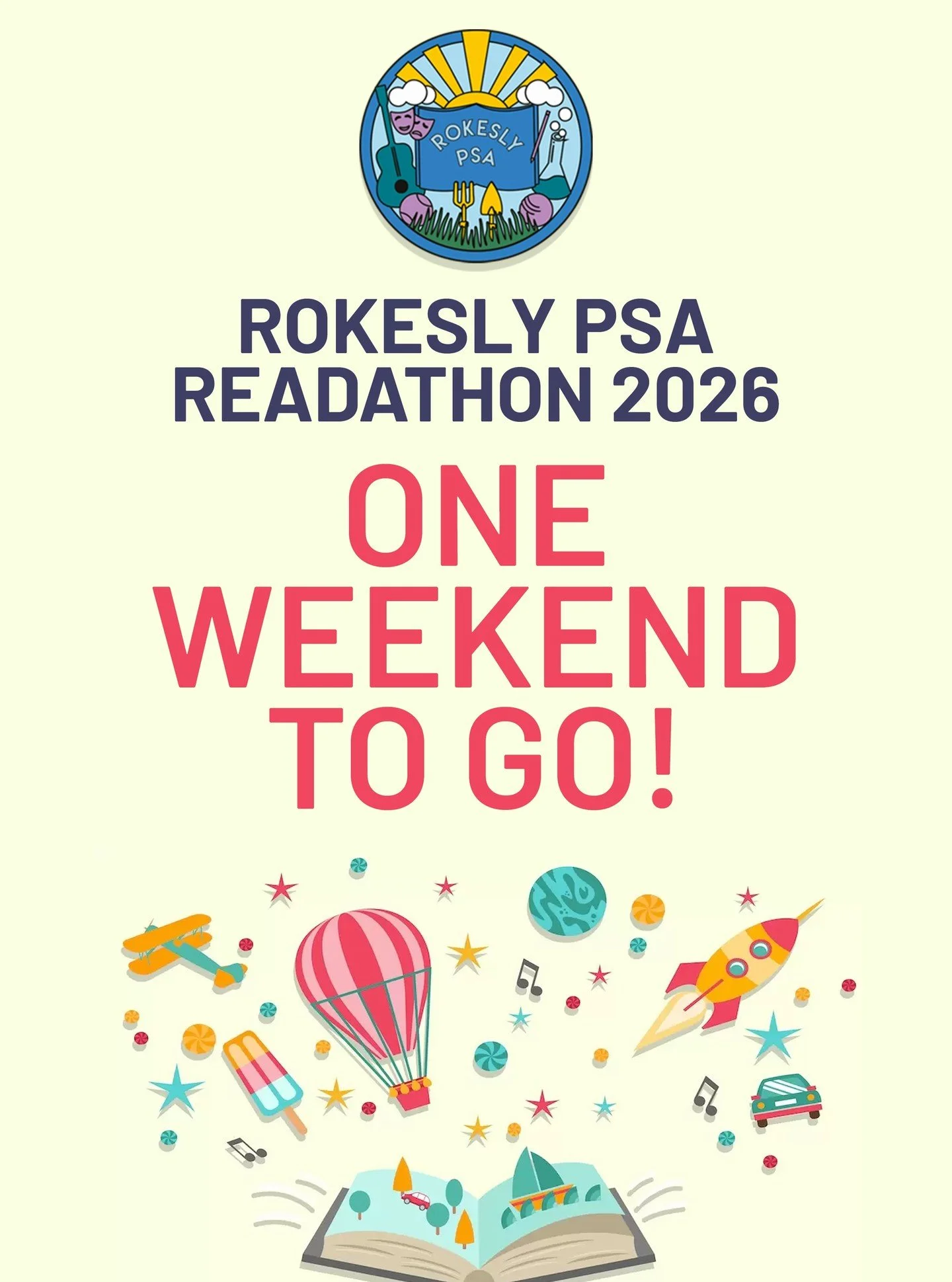 📚✨ Rokesly Readathon &ndash; one weekend to go! ✨📚

Final push, Rokesly readers! There&rsquo;s just one weekend left to squeeze in those extra stories and finish strong 📖

✔️ Keep reading and logging books
✔️ Ask friends &amp; family for sponsorsh