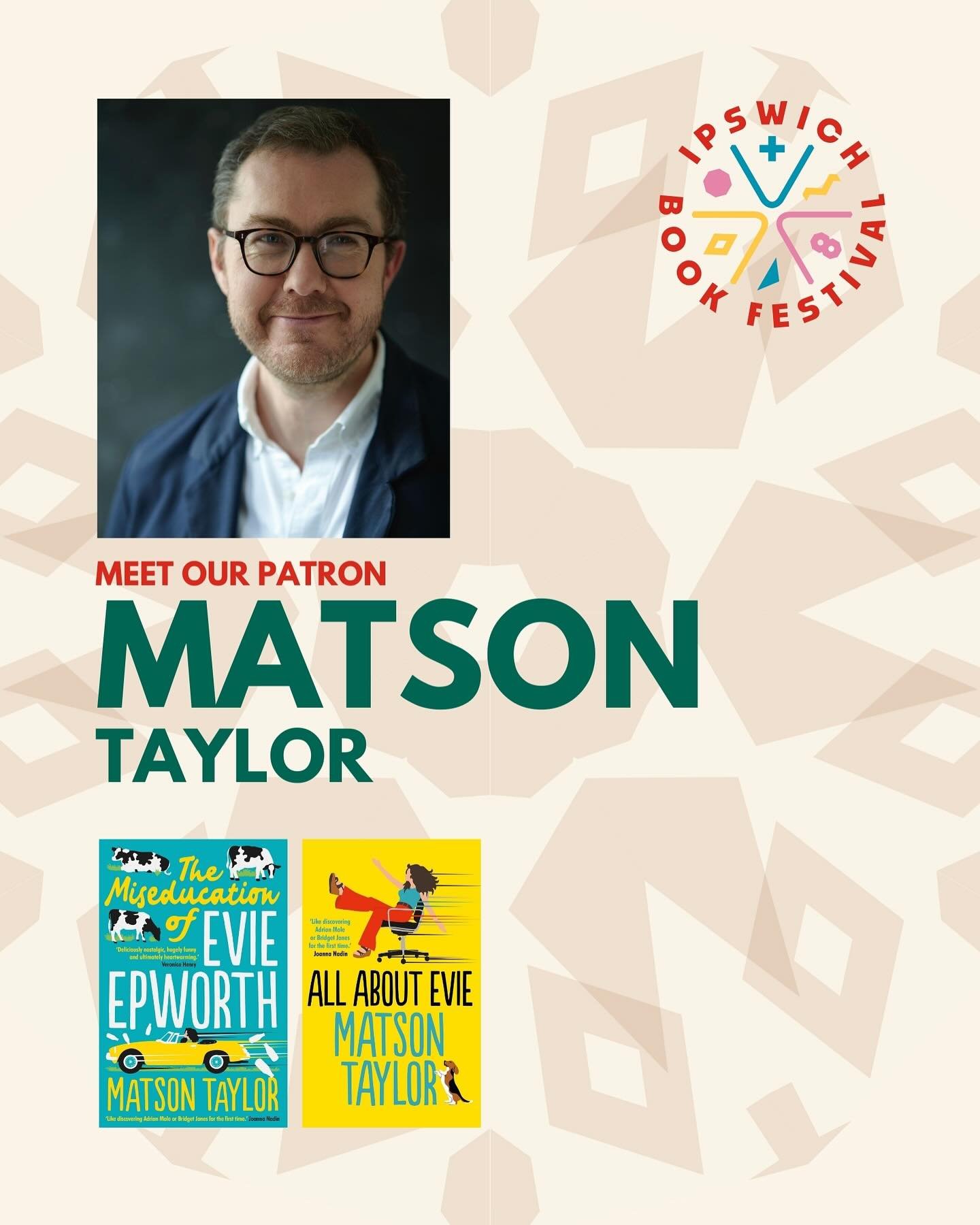 Ready for another patron reveal?
Here is MATSON TAYLOR! 

Matson has been a huge part of Dial Lane Books since the summer of 2020, when he first visited to sign copies of his debut novel &ndash; the brilliant &ndash; The Miseducation of Evie Epworth.