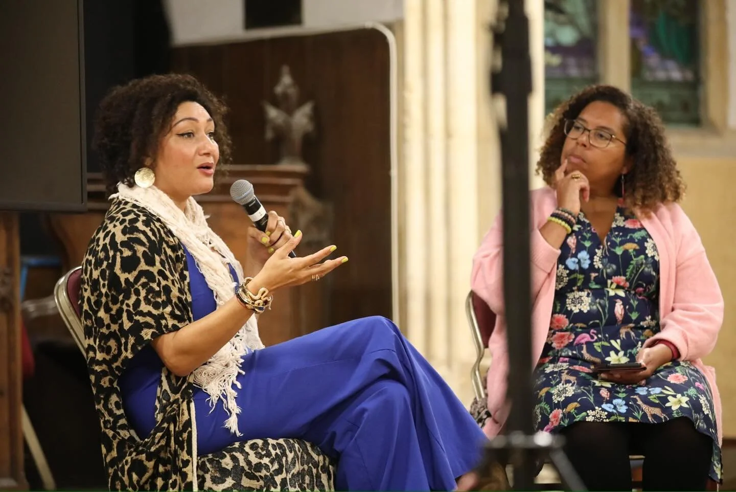 What a first day! Thank you to our authors, interviewers, volunteers, venues and our audiences &hearts;️ We do it all again tomorrow!