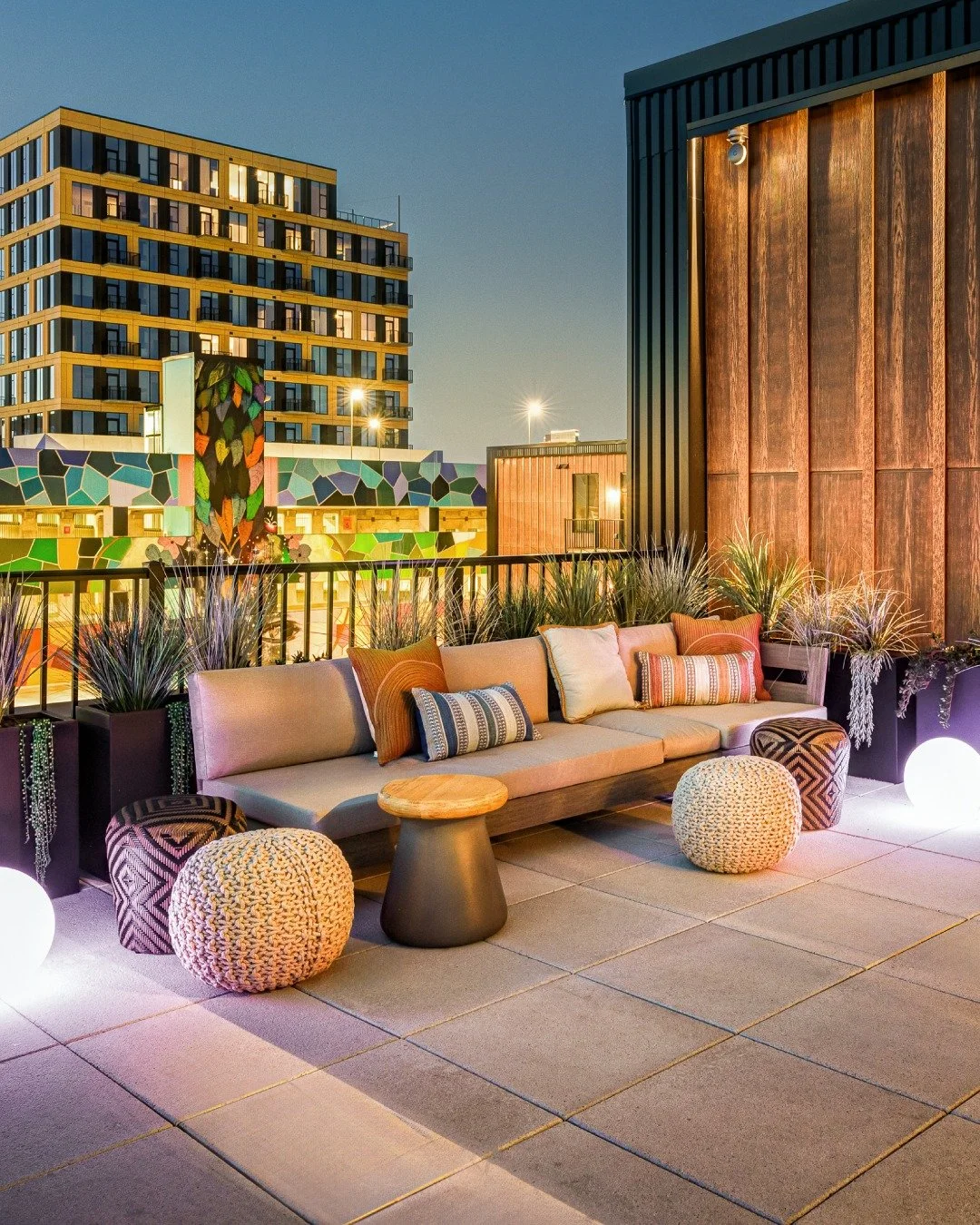 Terrace vibes meet downtown views, where golden hour magic makes every sunset unforgettable. Our rooftop spaces transform ordinary evenings into elevated experiences. 🌆 
#HorizonWestColumbus #ColumbusOH