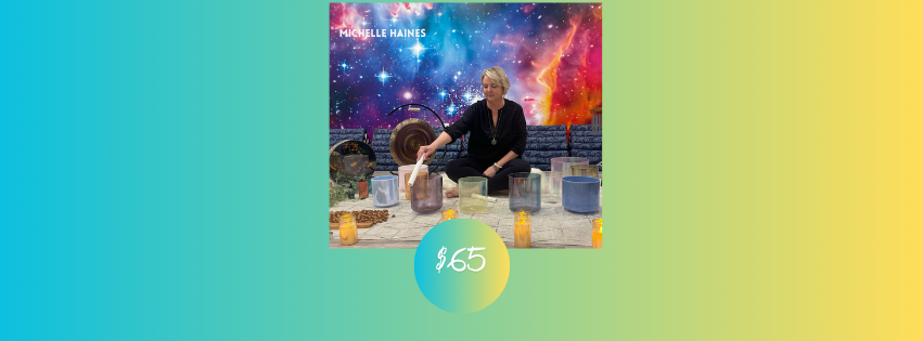Morning Sound Bath with Crystal Sound Wellness - October