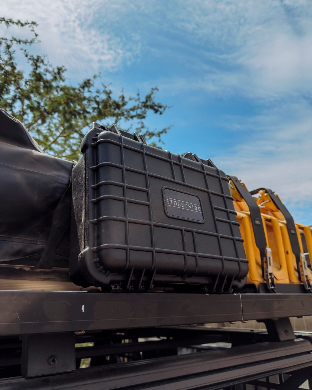 We still have a few units left! 🔥 Conquer any terrain with the Stone Tribe Heavy-Duty 4x4 Air Compressor. 72L/min airflow. 120 PSI power. Built for sand, mud &amp; rock. Compact. Rugged. Ready. R4,999 &mdash; DM to order.

#StoneTribe #OffRoadGear #