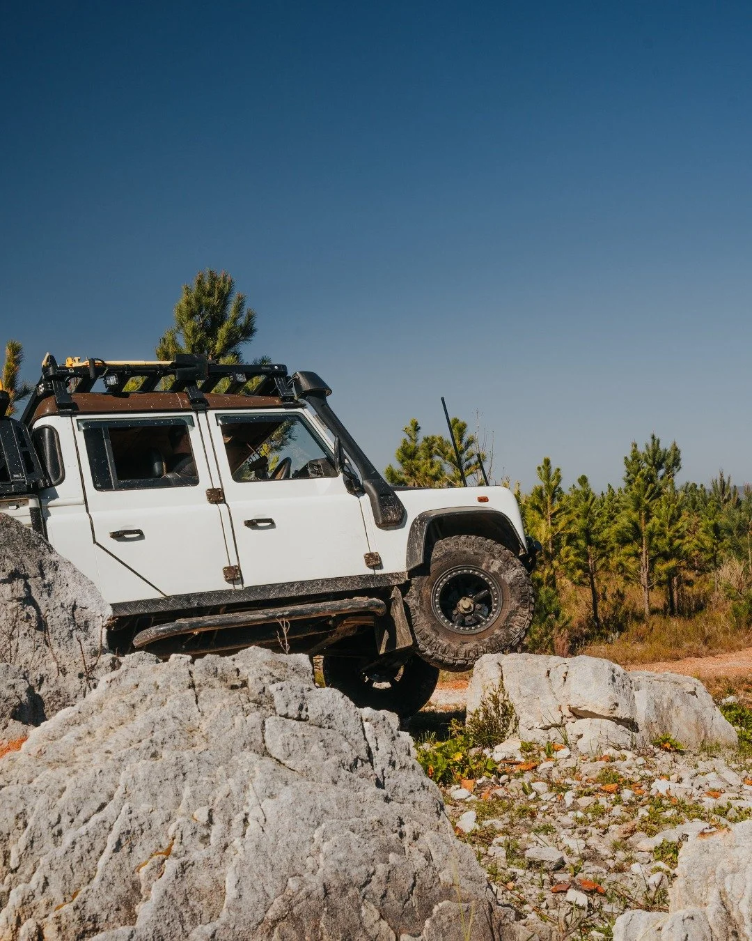 Rocks? Obstacles? Just another day out for a Stone Tribe build. 😎