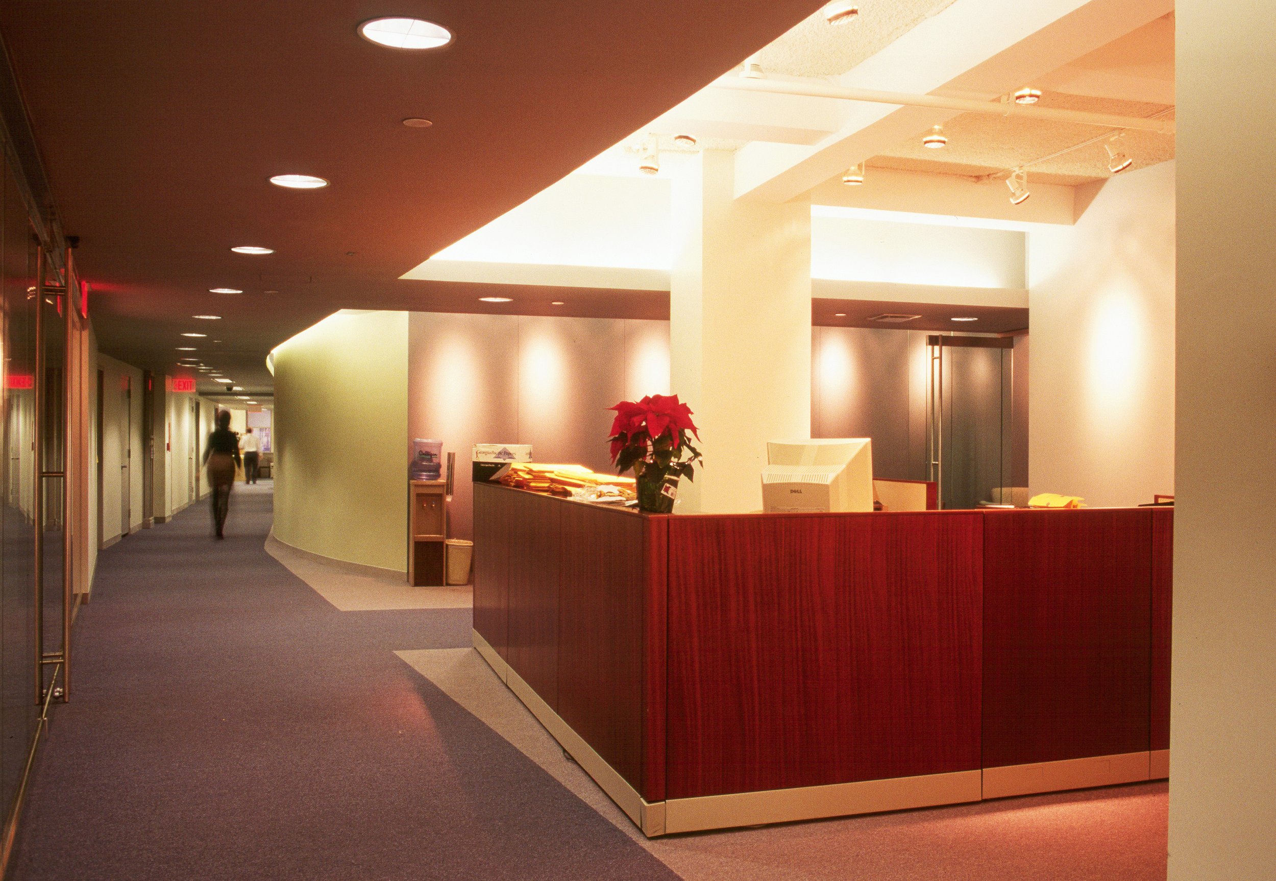 MTA Inspector General Office Renovation - Reception Area.