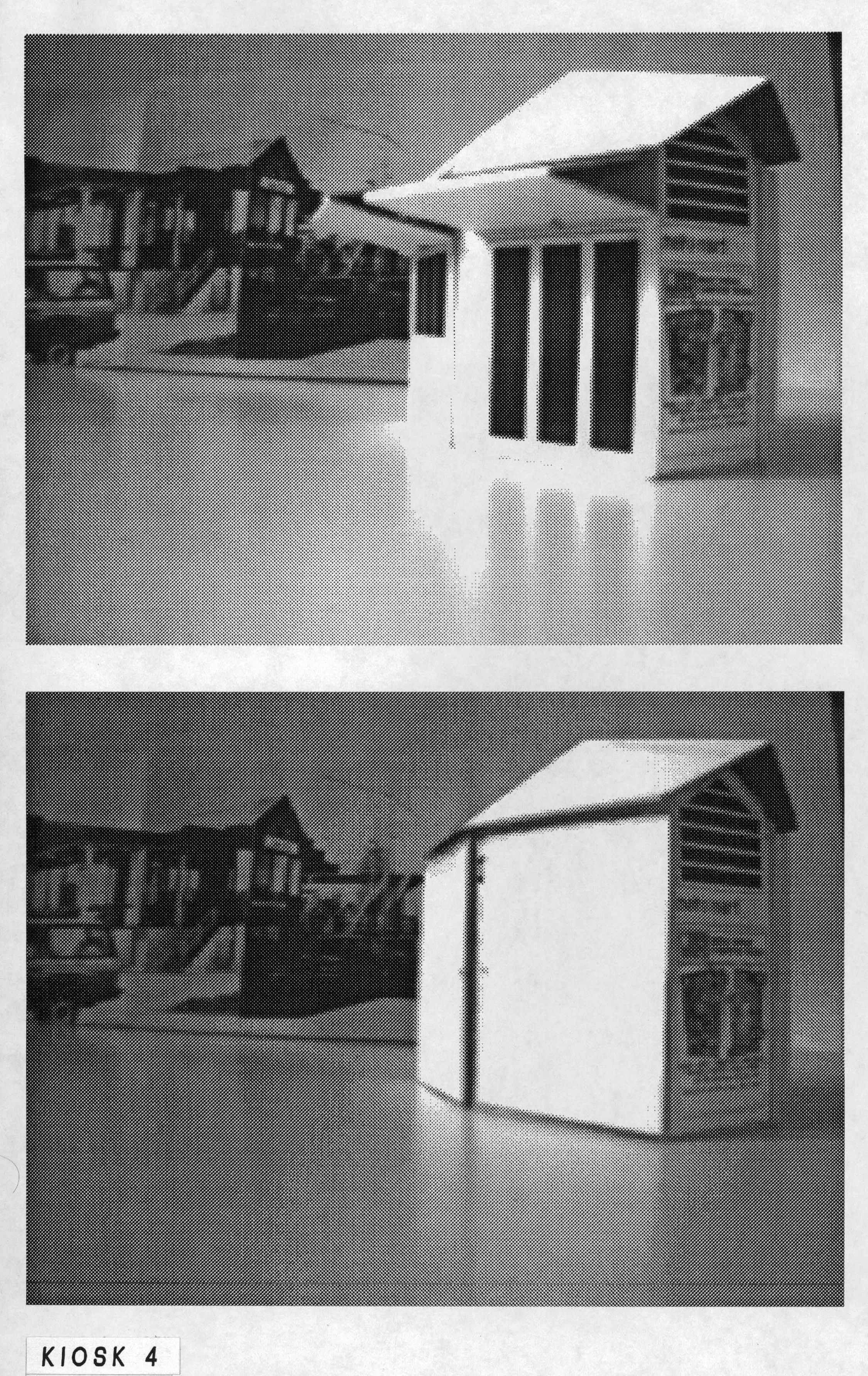Retail Kiosk - Opened and Closed